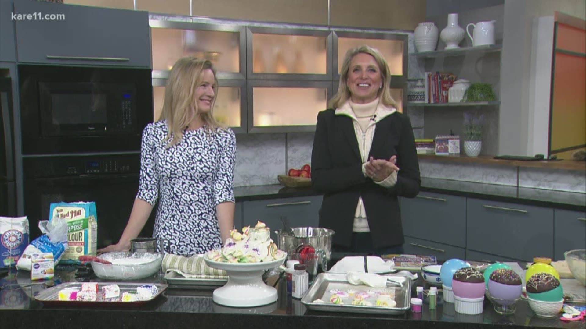 Liz Heinecke is here to share here meringue mushroom recipe, and discuss her kids science cookbook, "Kitchen Science Lab for Kids - Edible Edition."