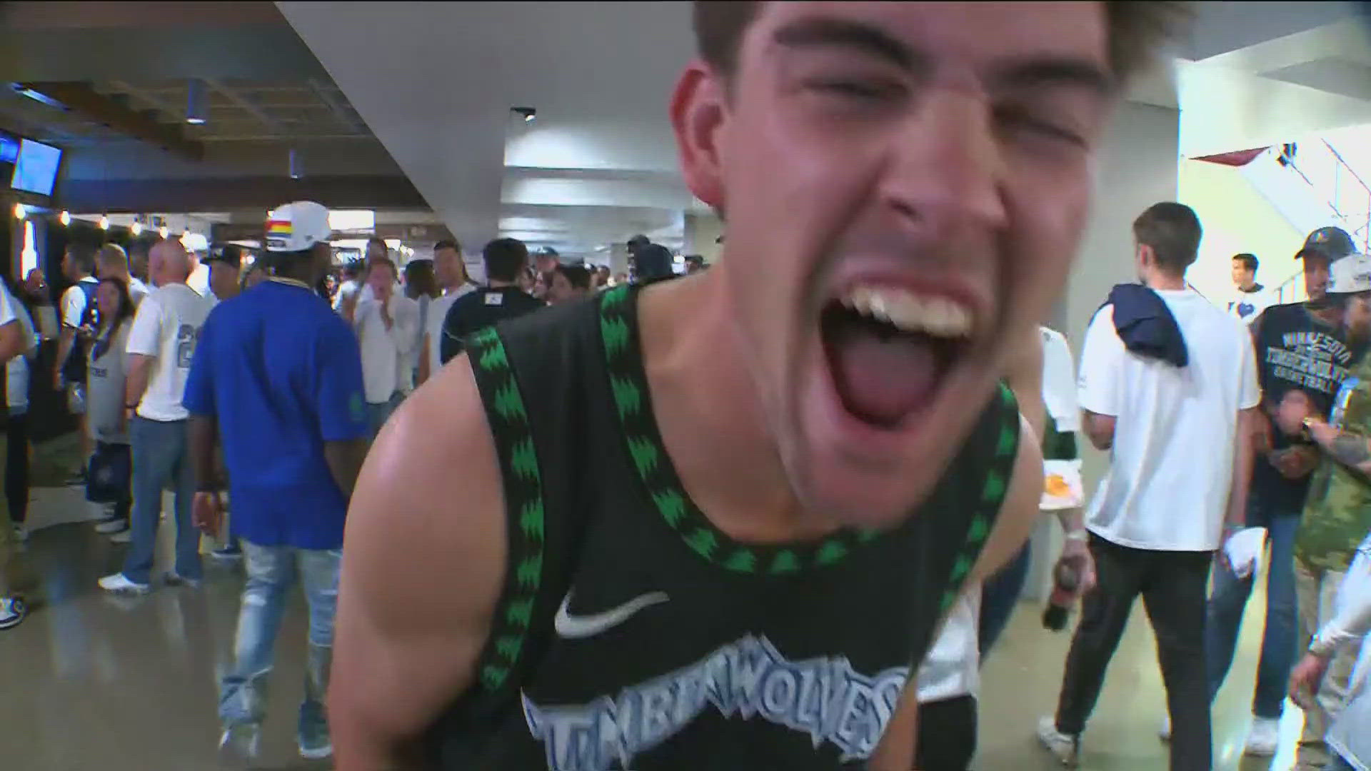 On the brink of elimination, fans flocked to the Target Center to cheer on the hometown Wolves.