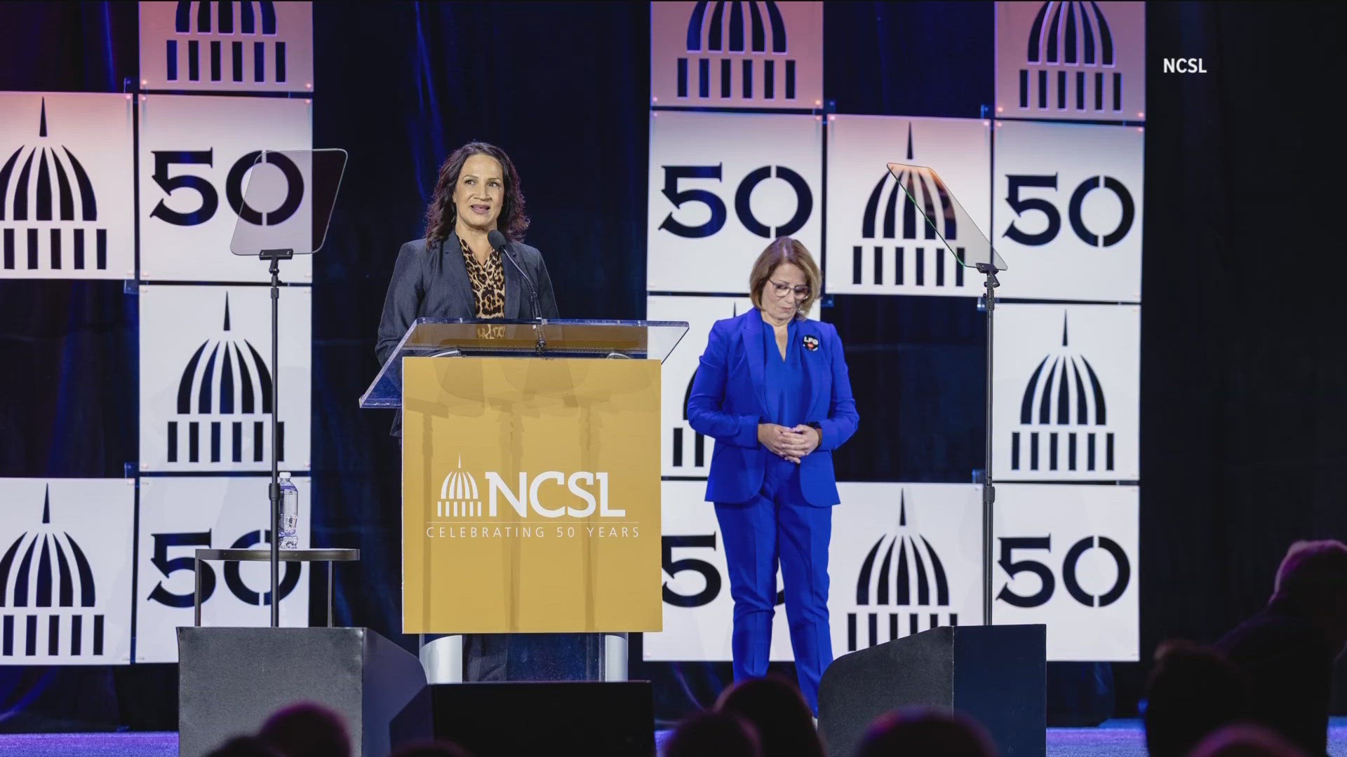 Senate Majority Leader Erin Murphy and House Speaker Lisa Demuth delivered speeches, while Sen. John Hoffman produced a video recording for the event. 