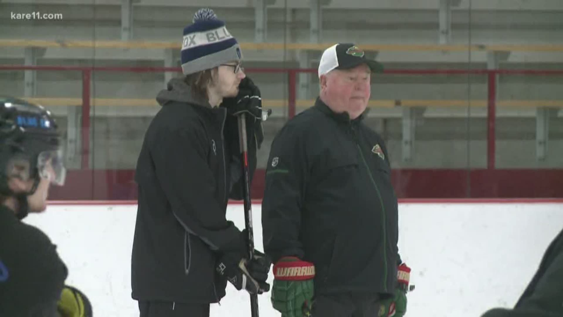Boudreau helped found the Minnesota Blue Ox program and now his son his helping guiding them on the ice this season.