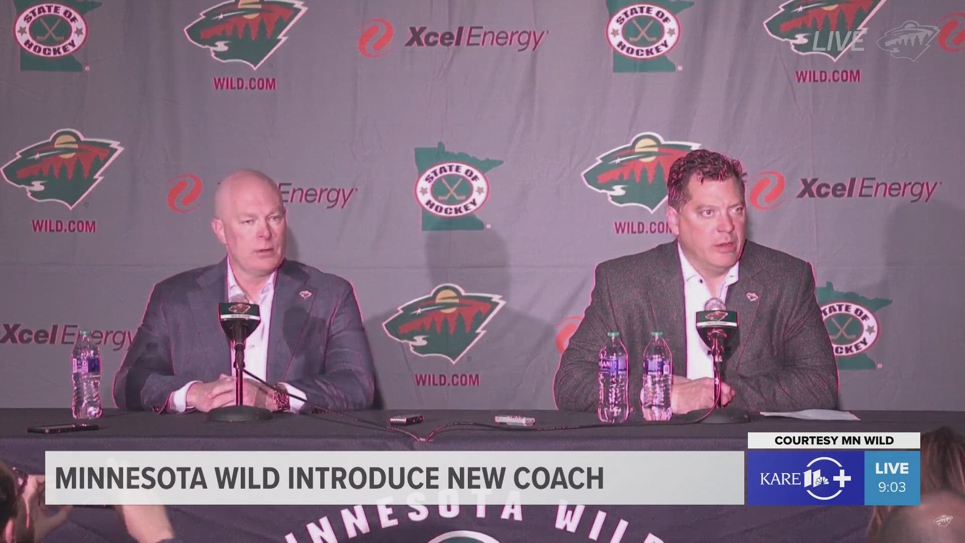 Wild General Manager Billy Guerin on Tuesday introduced John Hynes as the team's new head coach, one day after the firing of Dean Evason.
