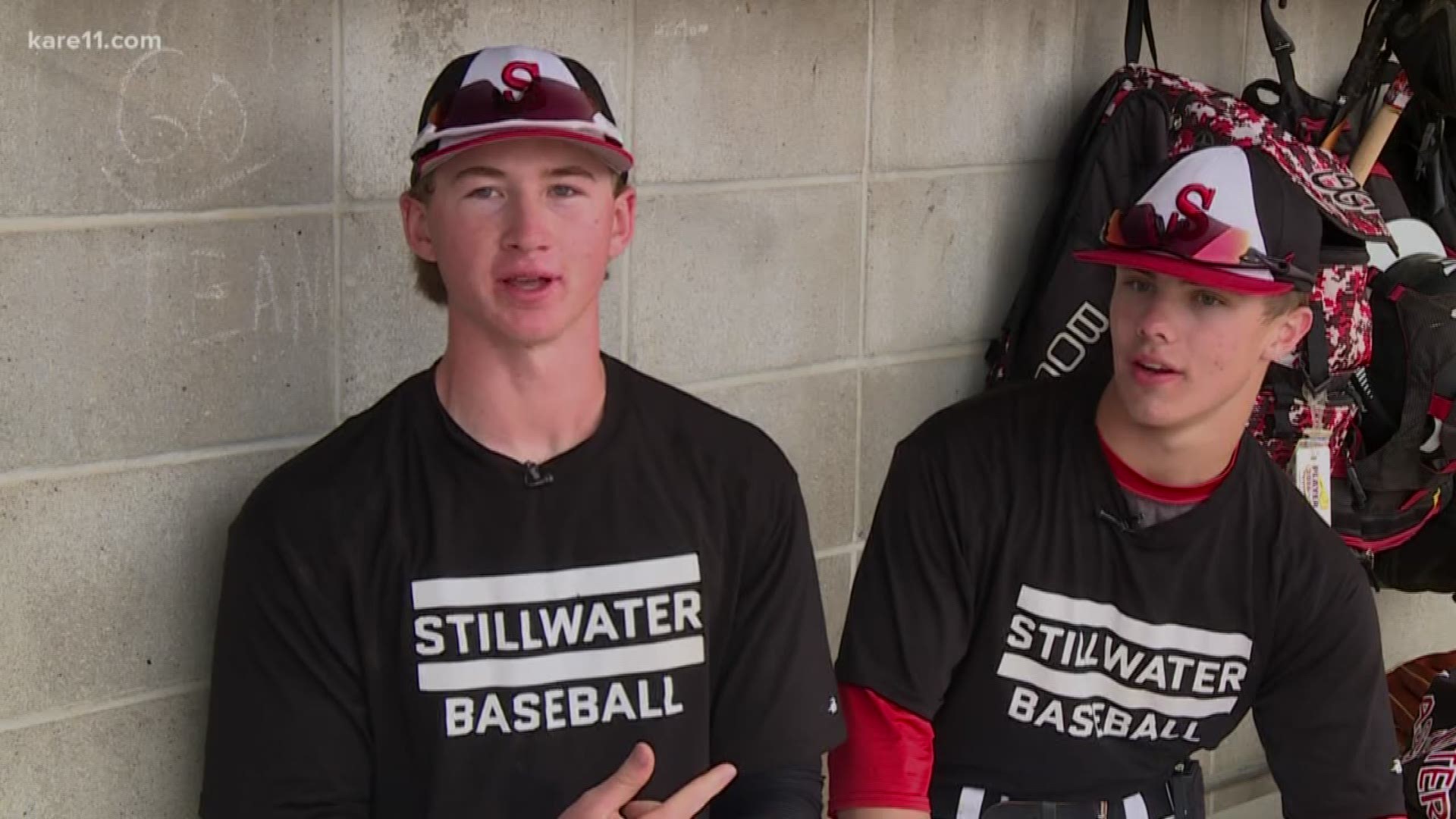 Junior pitchers Will Frisch and Drew Gilbert are providing a 1-2 punch for the Stillwater High School baseball team this spring. https://kare11.tv/2KPN63p