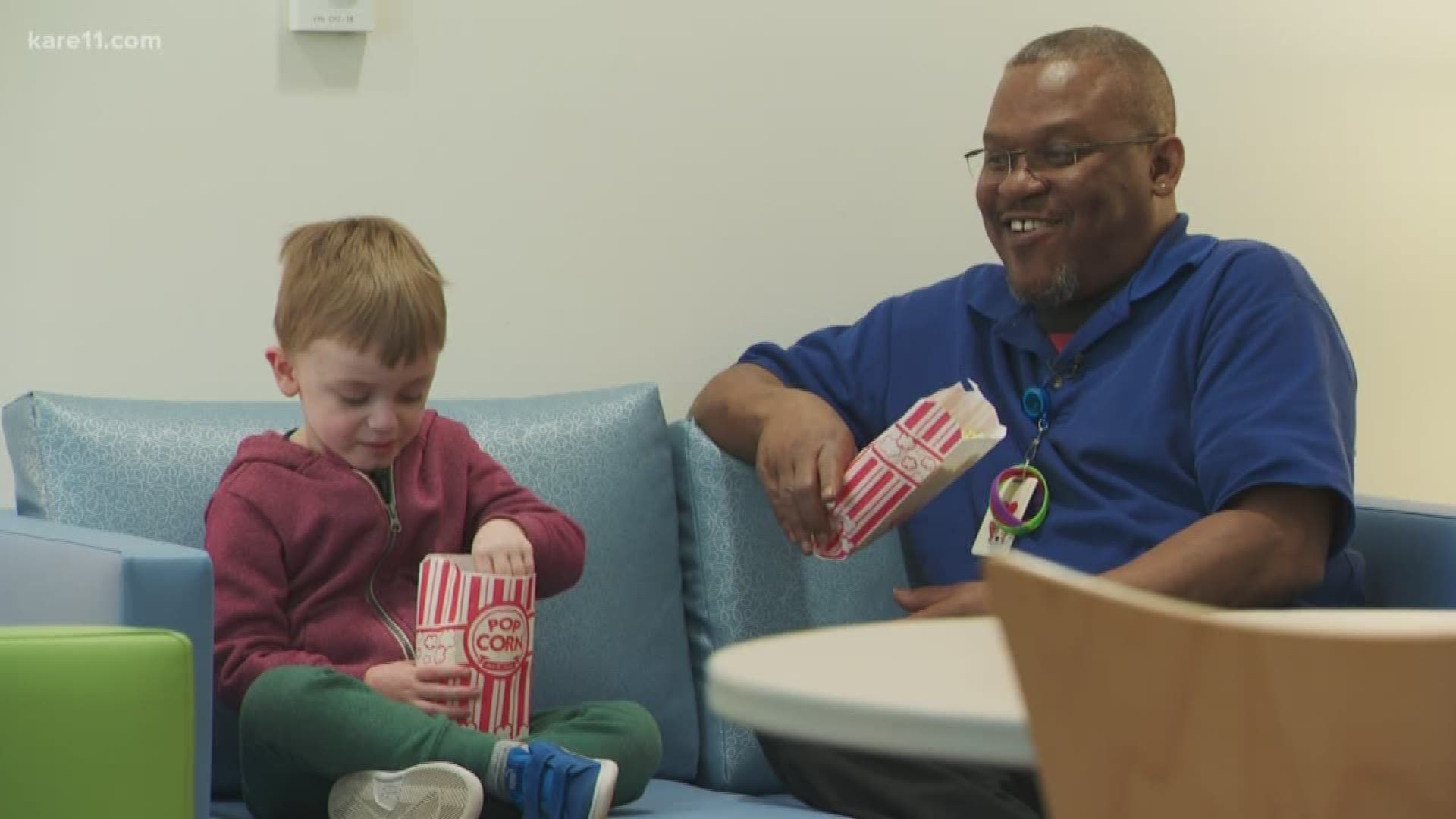 In Boyd Huppert's Land of 10,000 Stories, a 4-year-old patient becomes best friends with the janitor who cleans his room at the U of M Masonic Children's Hospital. https://kare11.tv/2XuzBMR
