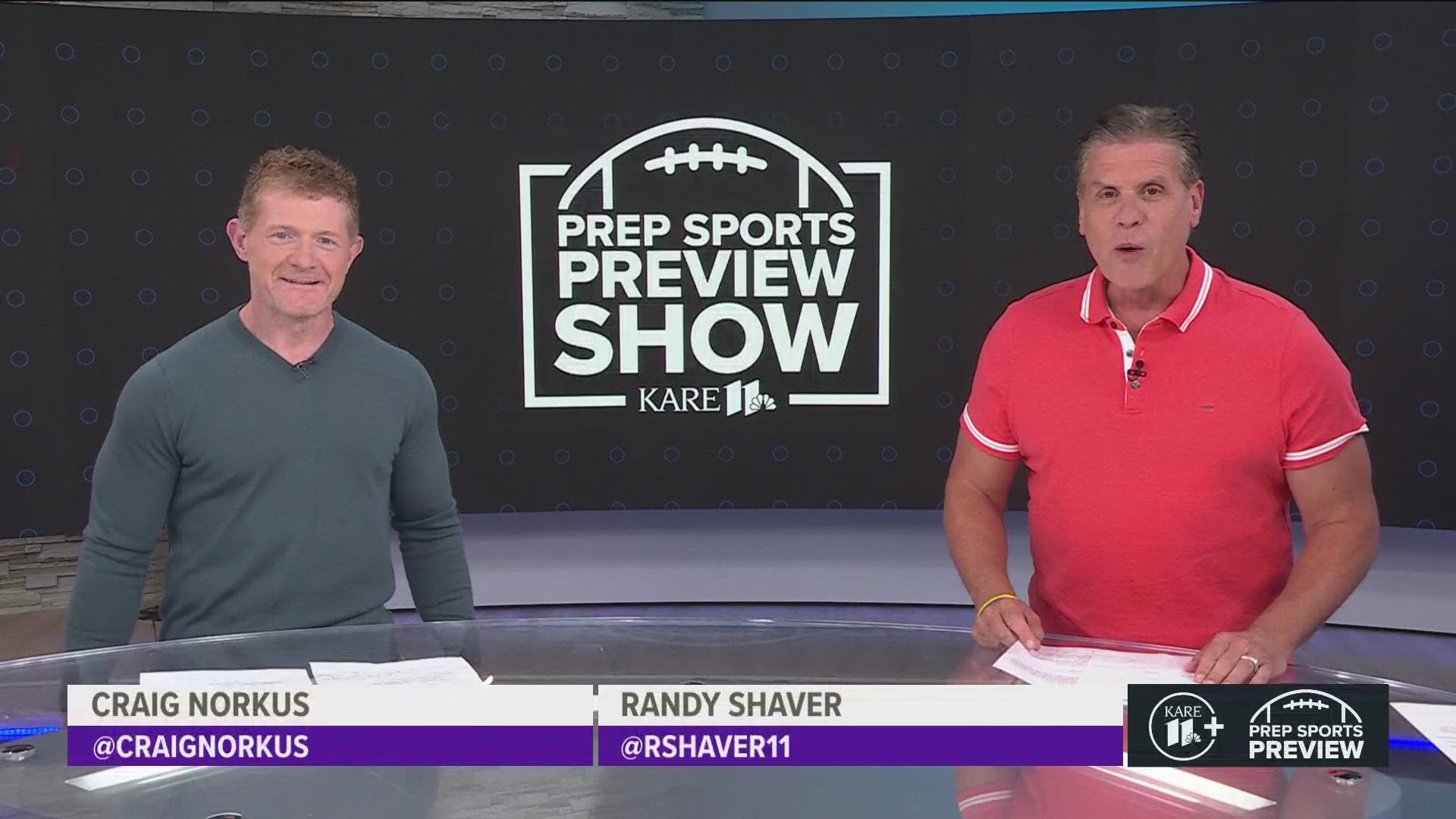KARE 11 prep football guru Randy Shaver and fired-up contributor Craig Norkus preview the biggest games of week 4, celebrate weeble of the week and much!