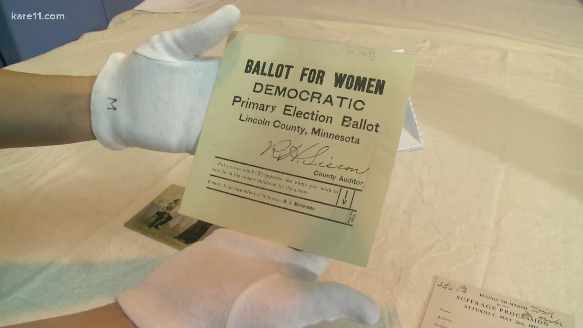 The Minnesota Historical Society's upcoming exhibit marks 100 years since the passage of the 19th Amendment.