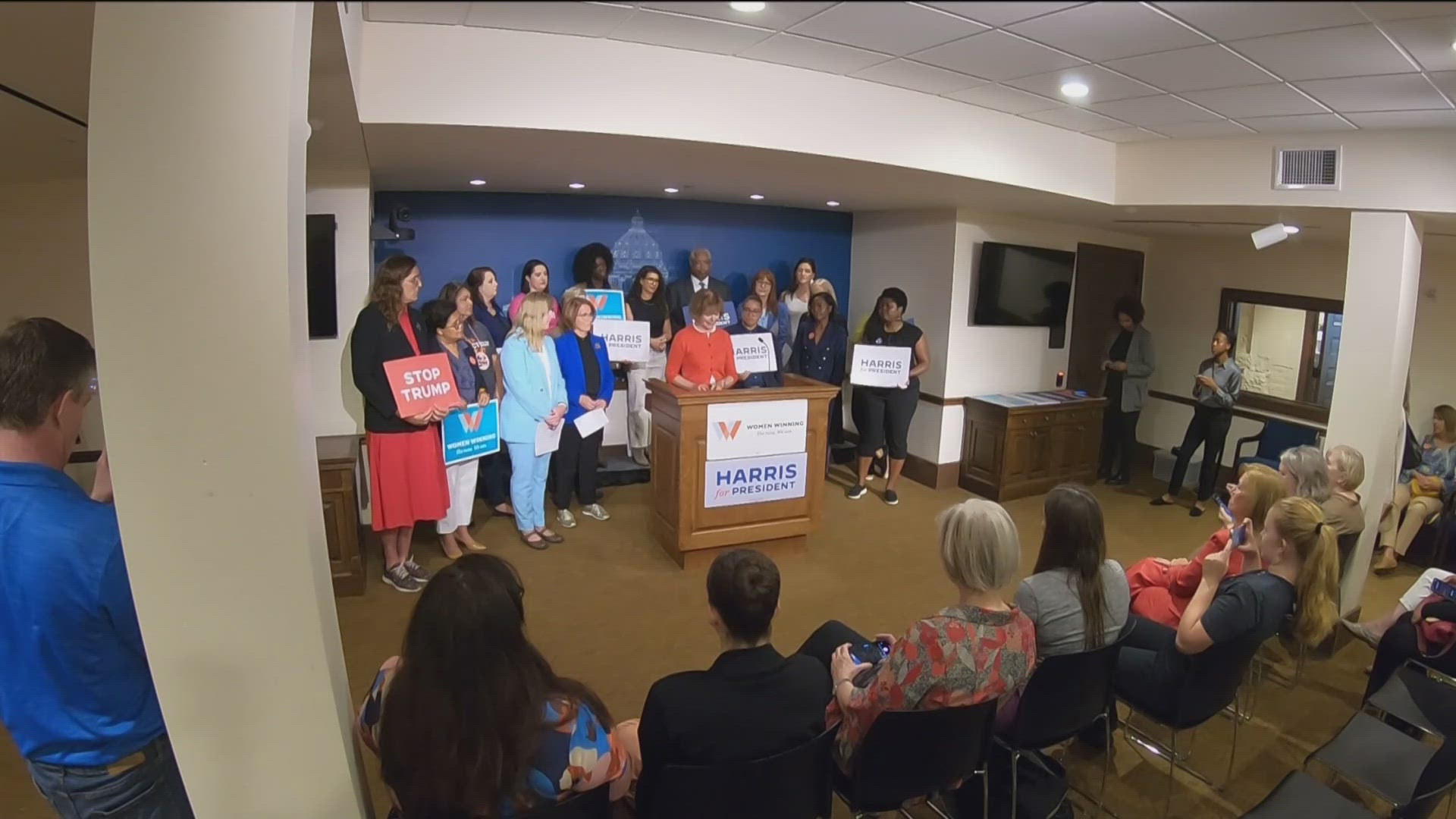 The battle lines are being drawn in Minnesota in the fight for female voters.