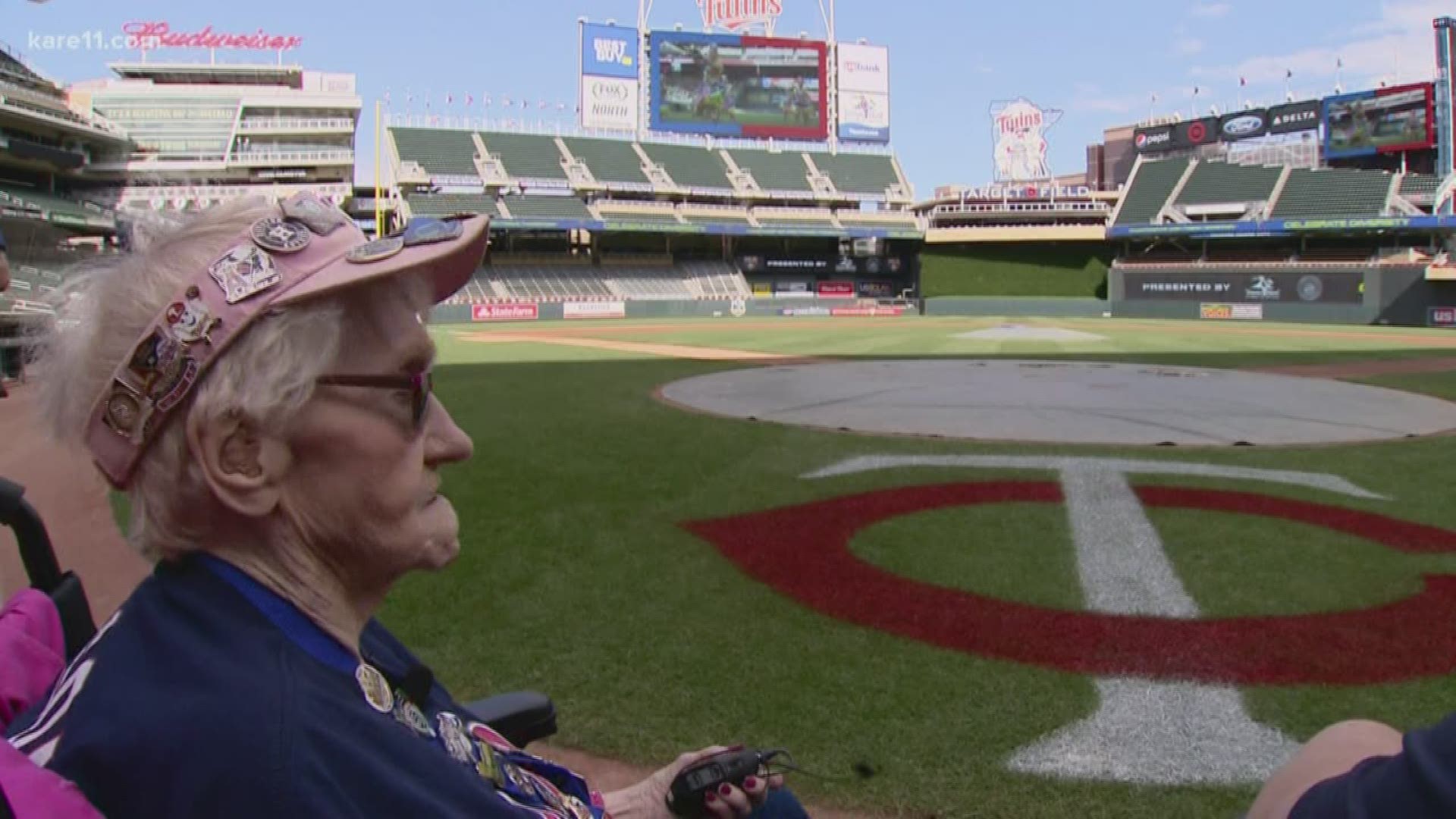 Donna Goedel has supported her favorite baseball team for 52 years.
