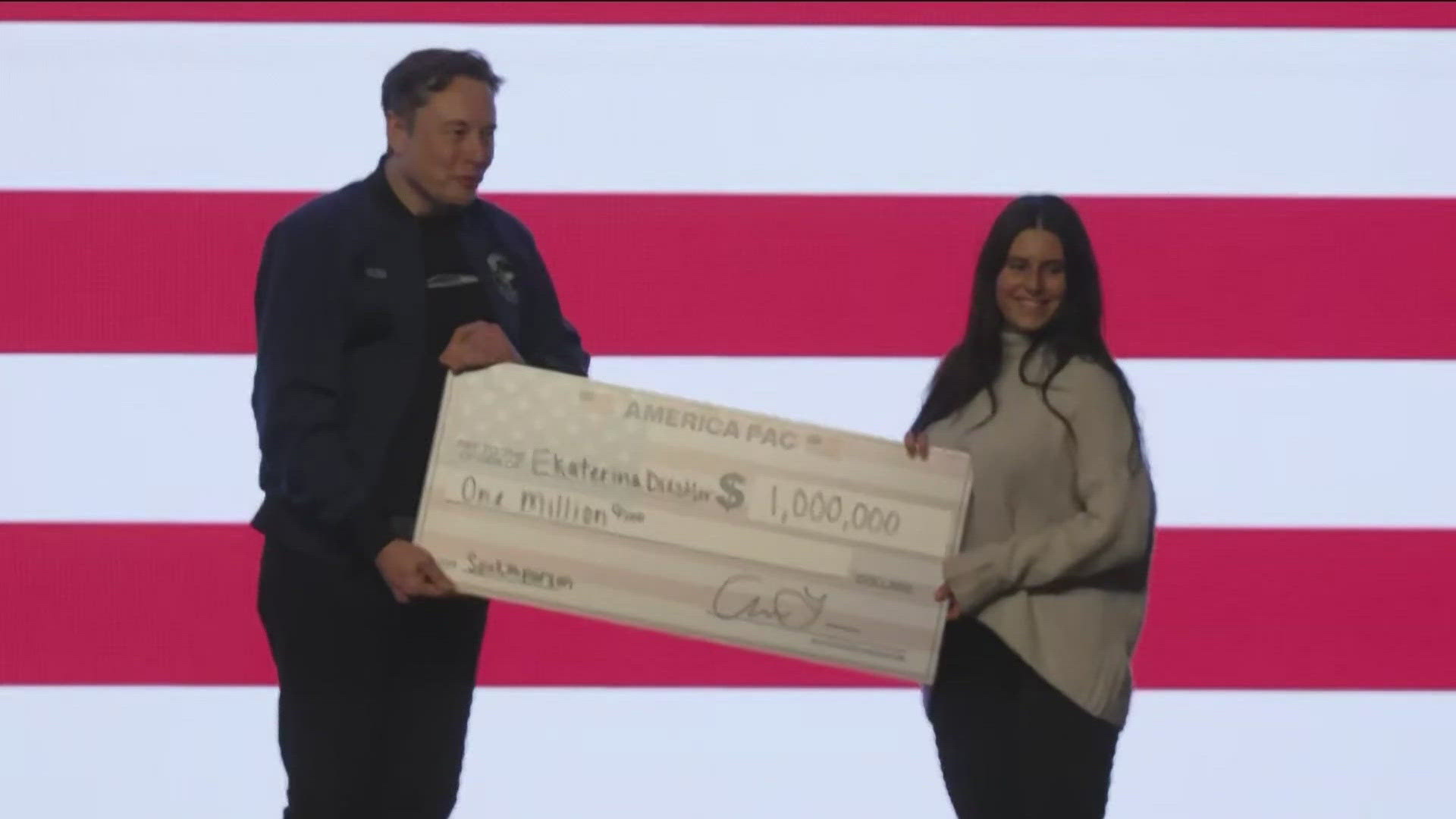 Here's why he gave away $2 million Sunday and why he said it's for “the future of civilization.”