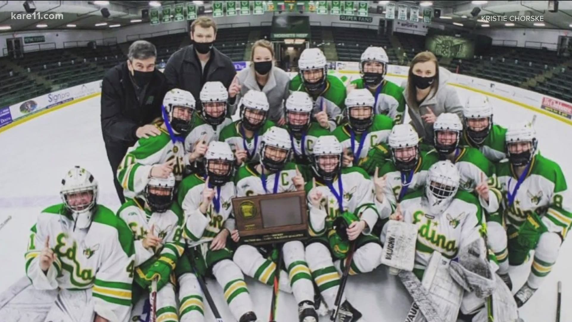 The Edina girls hockey team will have a 1st round bye after opponent was forced to forfeit the tournament