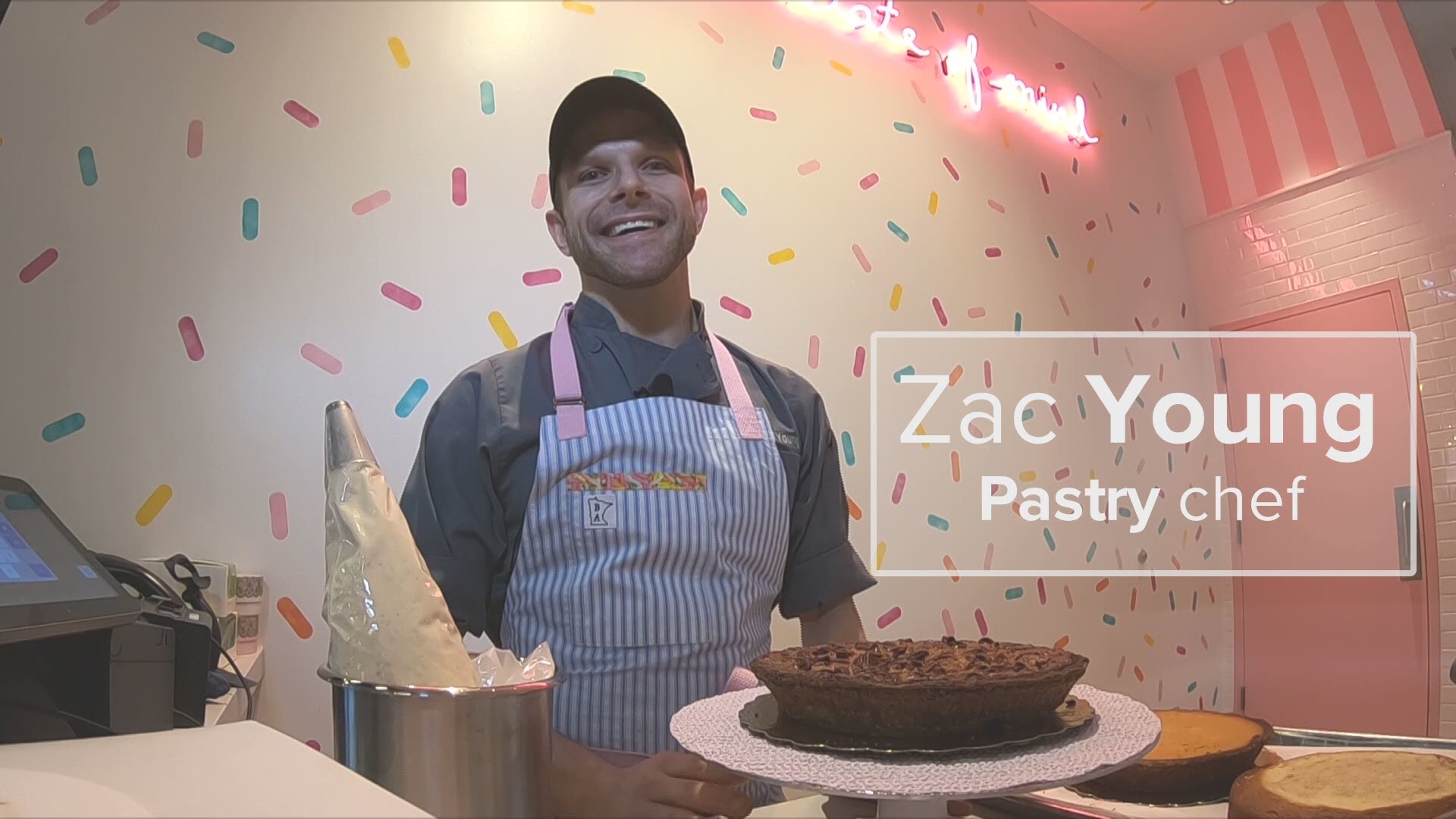 Pastry Chef Zac Young brings his viral sensation "The Piecaken" -- a holiday treat featuring pumpkin and pecan pie, all inside a cake, topped with apple pie filling -- to the masses at Rosedale's Revolution Hall. But don't forget to pick up some delicious