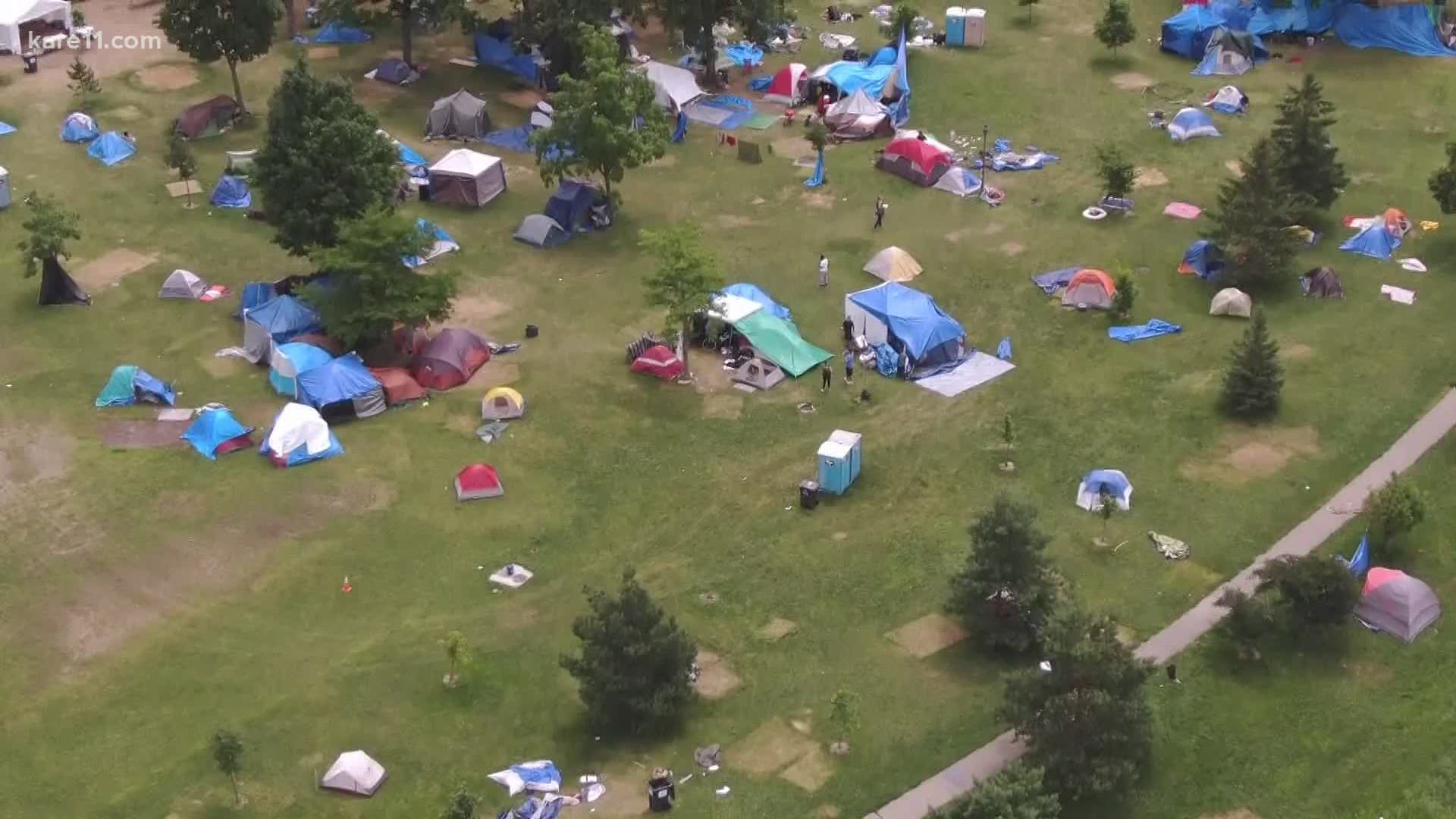 Minneapolis Park Board restricts size of homeless camps to 25 tents