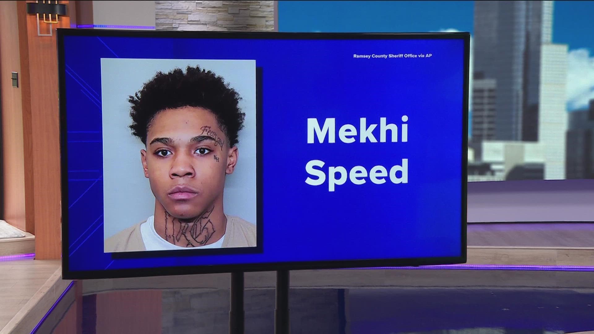 Mekhi Speed was sentenced to 195 months in prison on Monday during his sentencing hearing in Ramsey County.