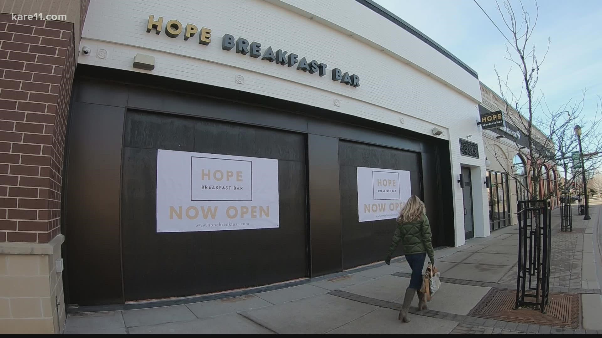 Hope Breakfast Bar is a mission-based business with a percentage of its sales going back to the community through Give Hope.