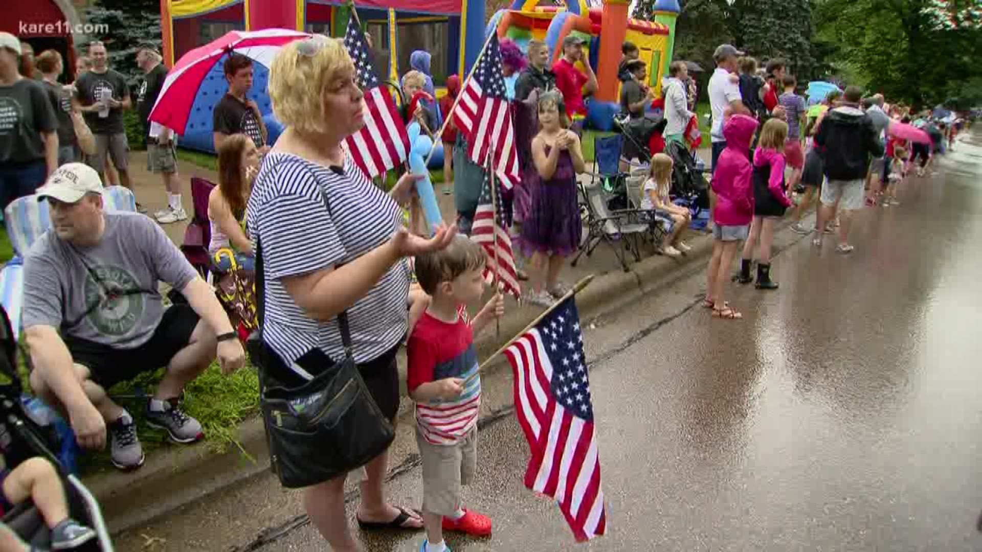 Edina's 4th of July Parade marches forward after heavy rain