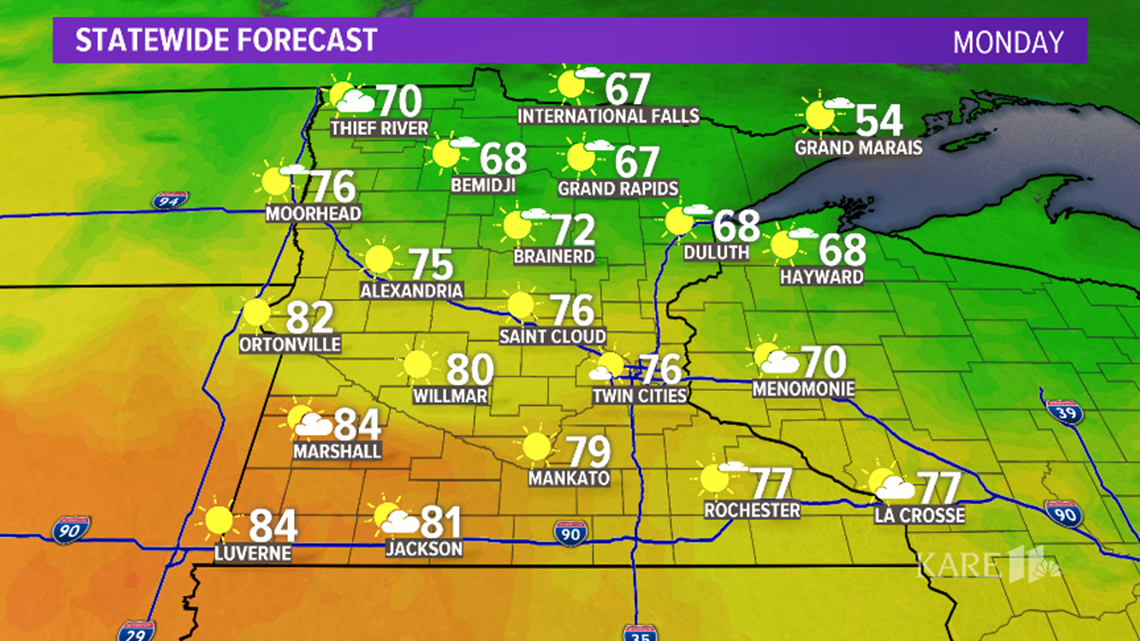 Kare 11 Weather Map Current weather forecast in the Twin Cities | kare11.com