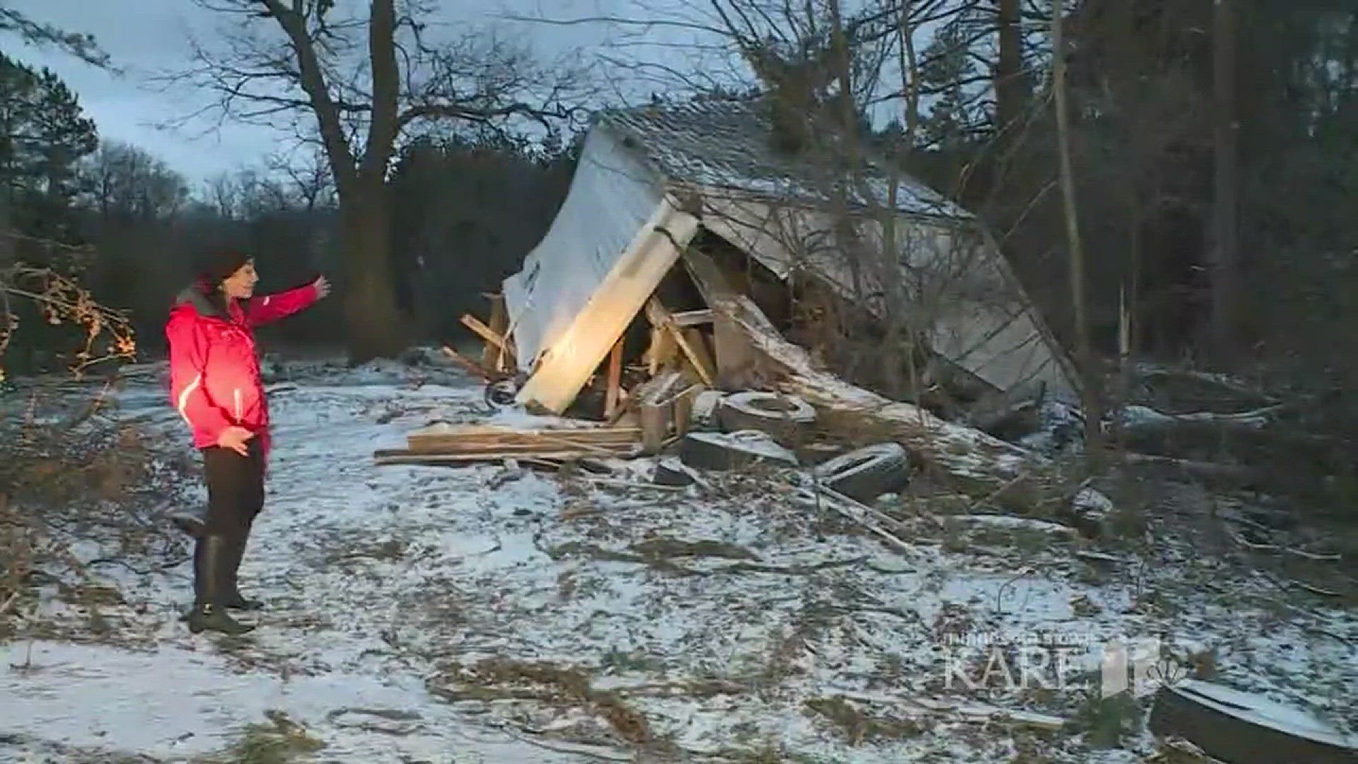 Suspected tornado lashes out at Zimmerman