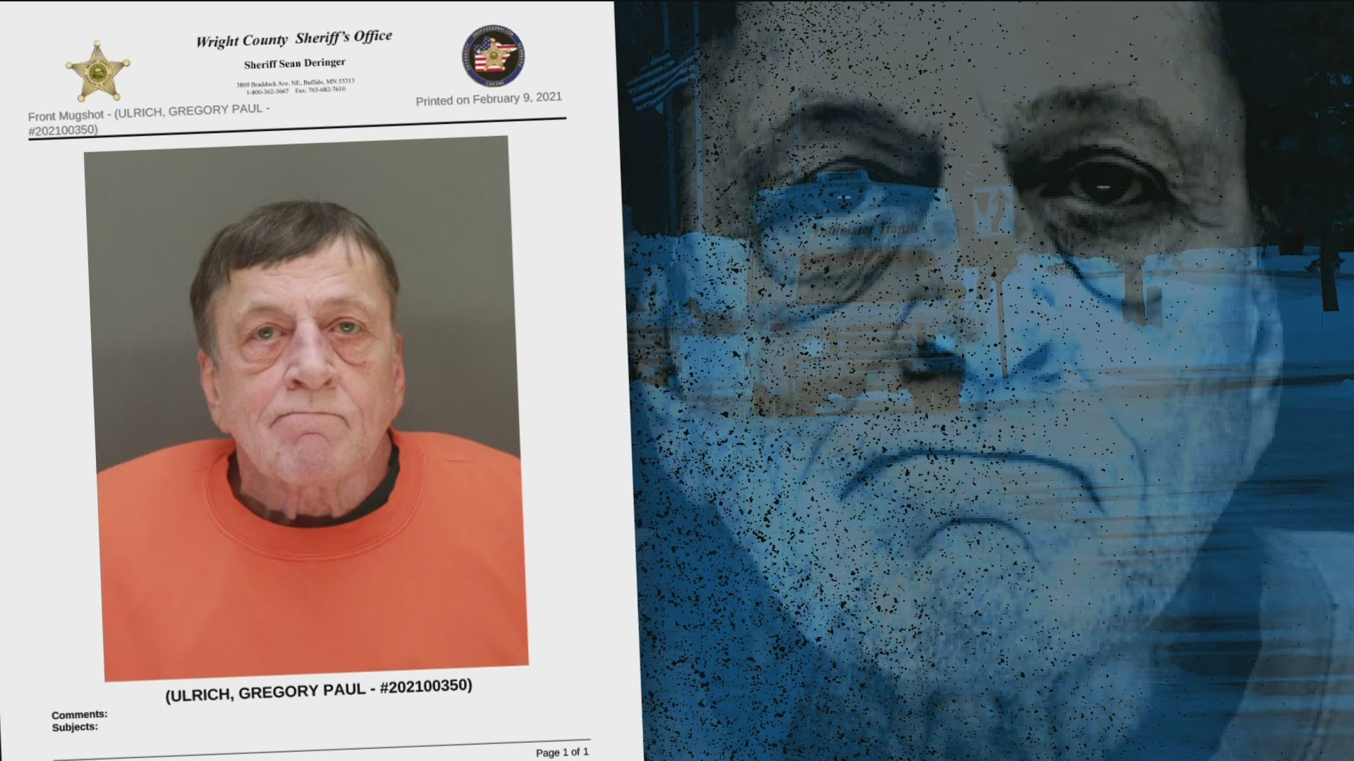 Gregory Ulrich, 67, made his first court appearance Thursday in connection with Tuesday's deadly shooting at the Allina Health Clinic in Buffalo