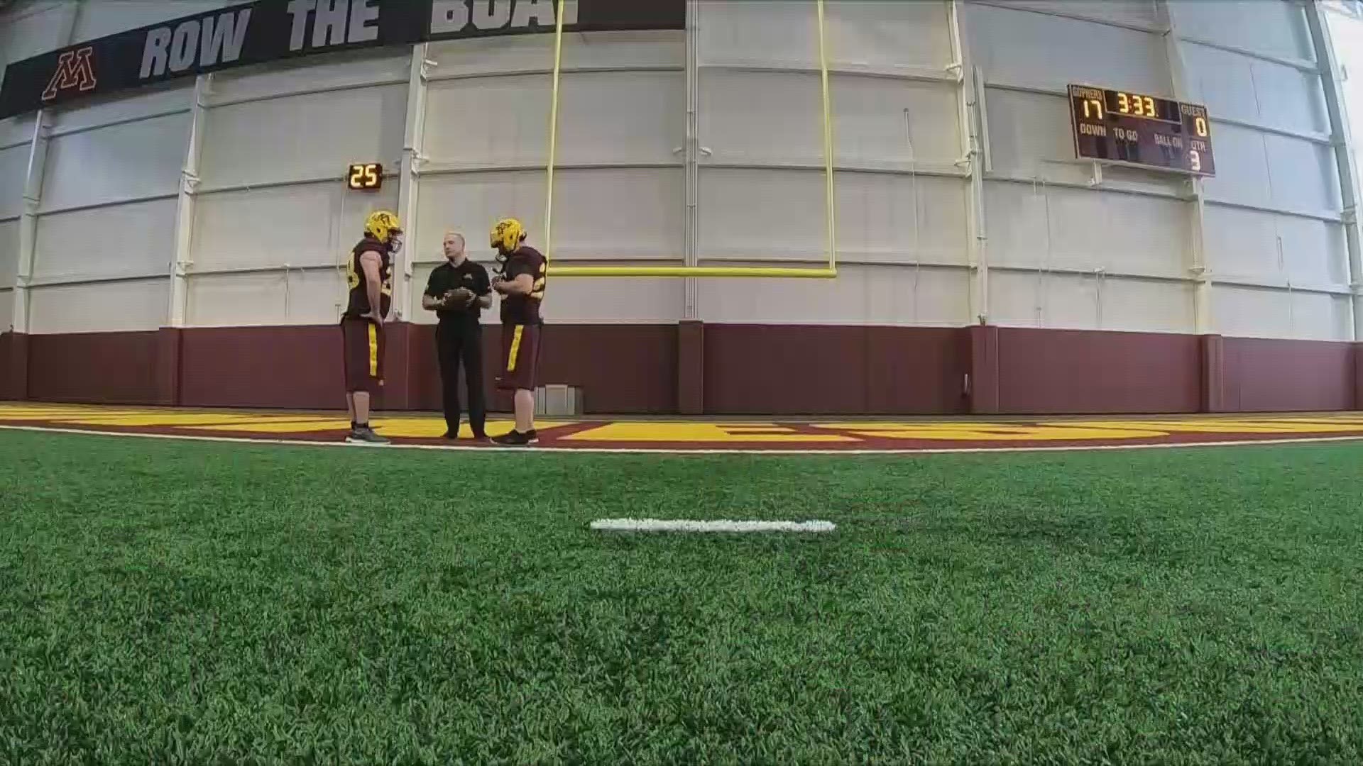 Dave Schwartz and Ryan Shaver spent more time with PJ Fleck than we could squeeze into one KARE 11 Sports segment.  See for yourself how 'How Hard Can It Be' went from start-to-finish at the Gophers Football practice facility.
