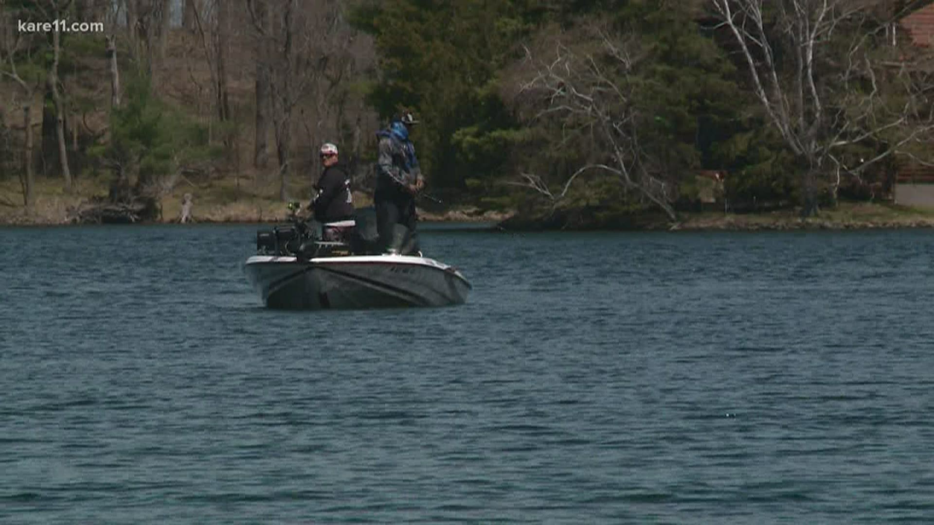 Anglers were asked to practice social distancing out on the water. A conservation warden in Balsam Lake said compliance wasn't a problem Saturday.