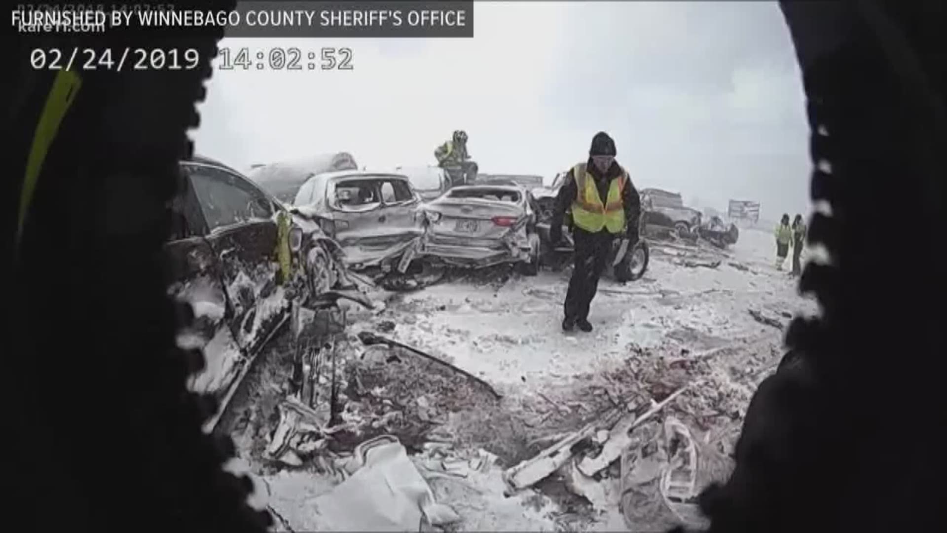 911 Calls Video Show Chaos Of Massive Wis Pileup