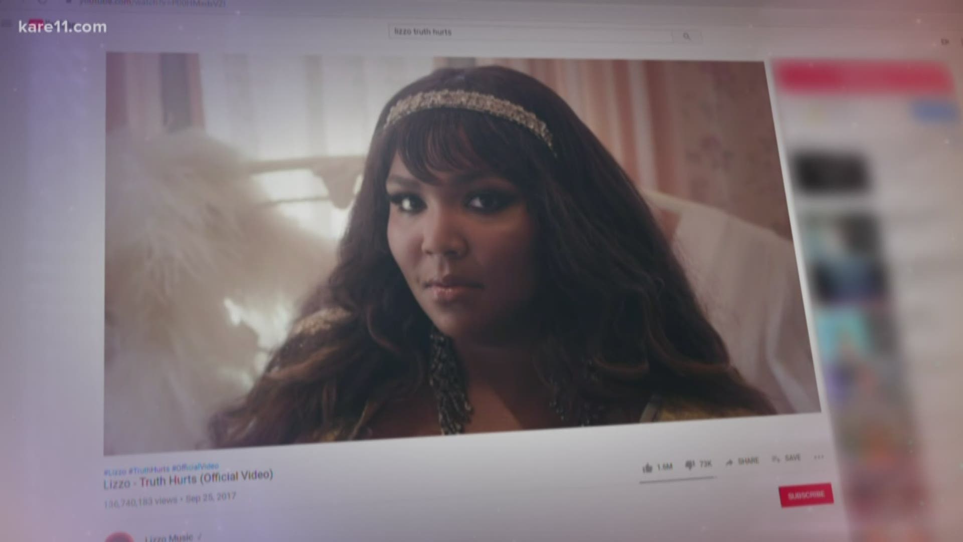 Lizzo Shares Writing Credit For Truth Hurts Kare11 Com