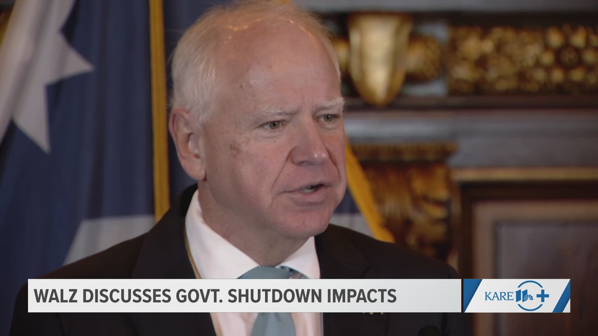 The governor and budget director Ahna Minge say short-term, Minnesota should be able to endure the shutdown, but long-term, the cutoff of funding could cause pain.  