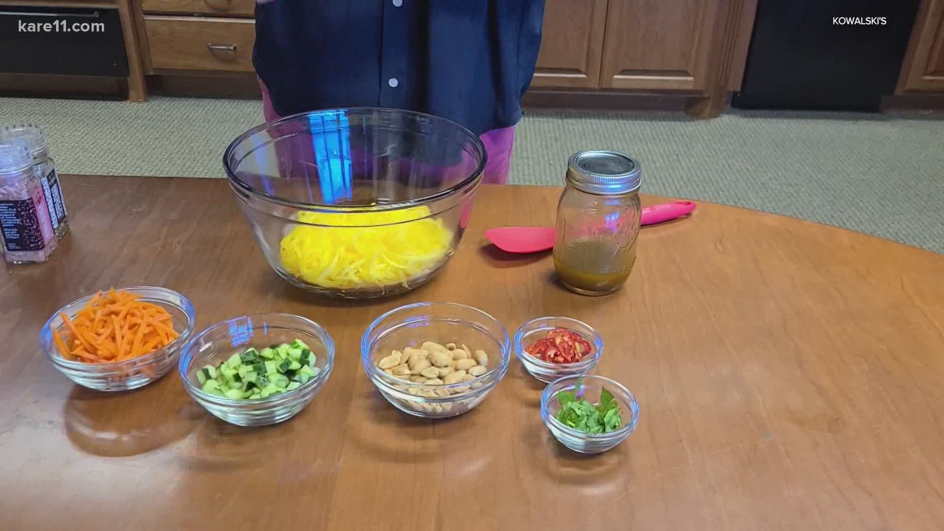 Enjoy this creative and tasty Thai mango salad recipe.