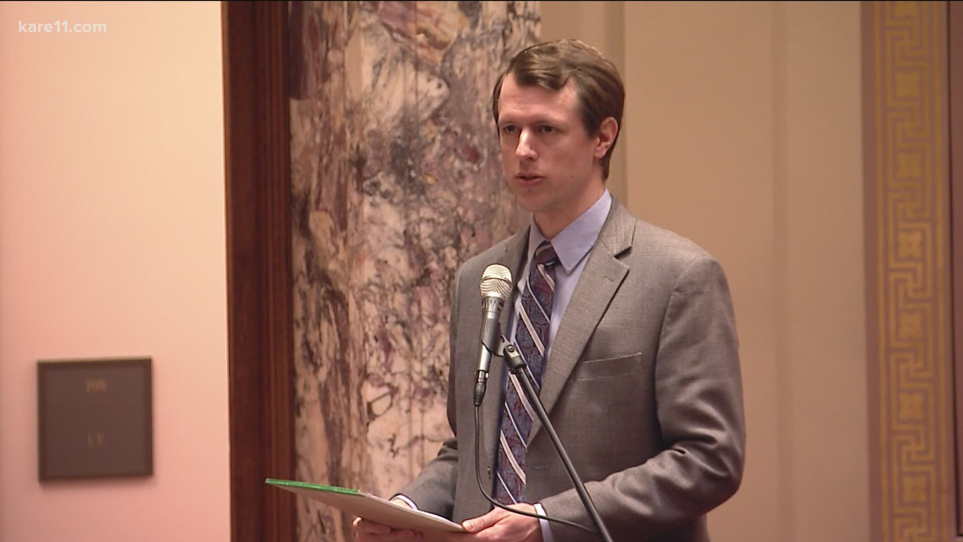 Senator Andrew Mathews has a bill that would strip the MN Pollution Control Agency of the power to set vehicle emissions standards.