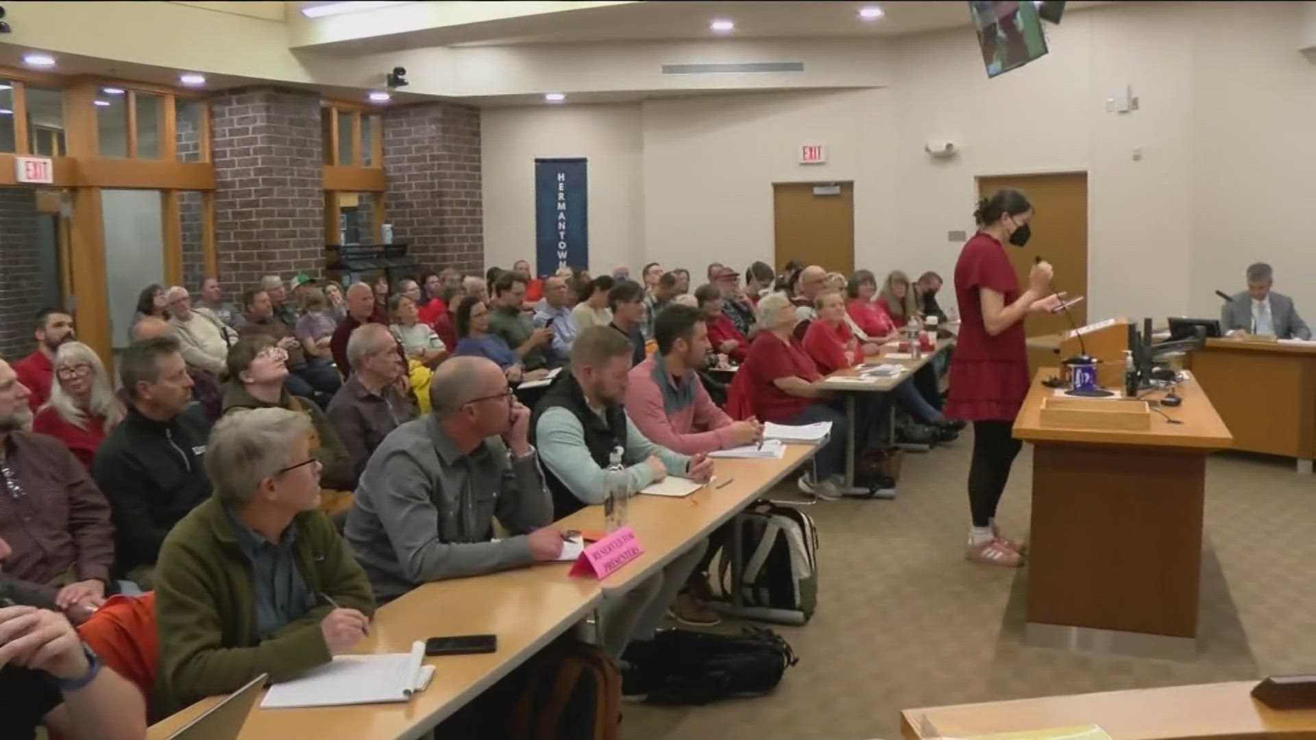 The Hermantown city council unanimously approved rezoning for a proposed nearly 2 million square foot data center despite community pushback.