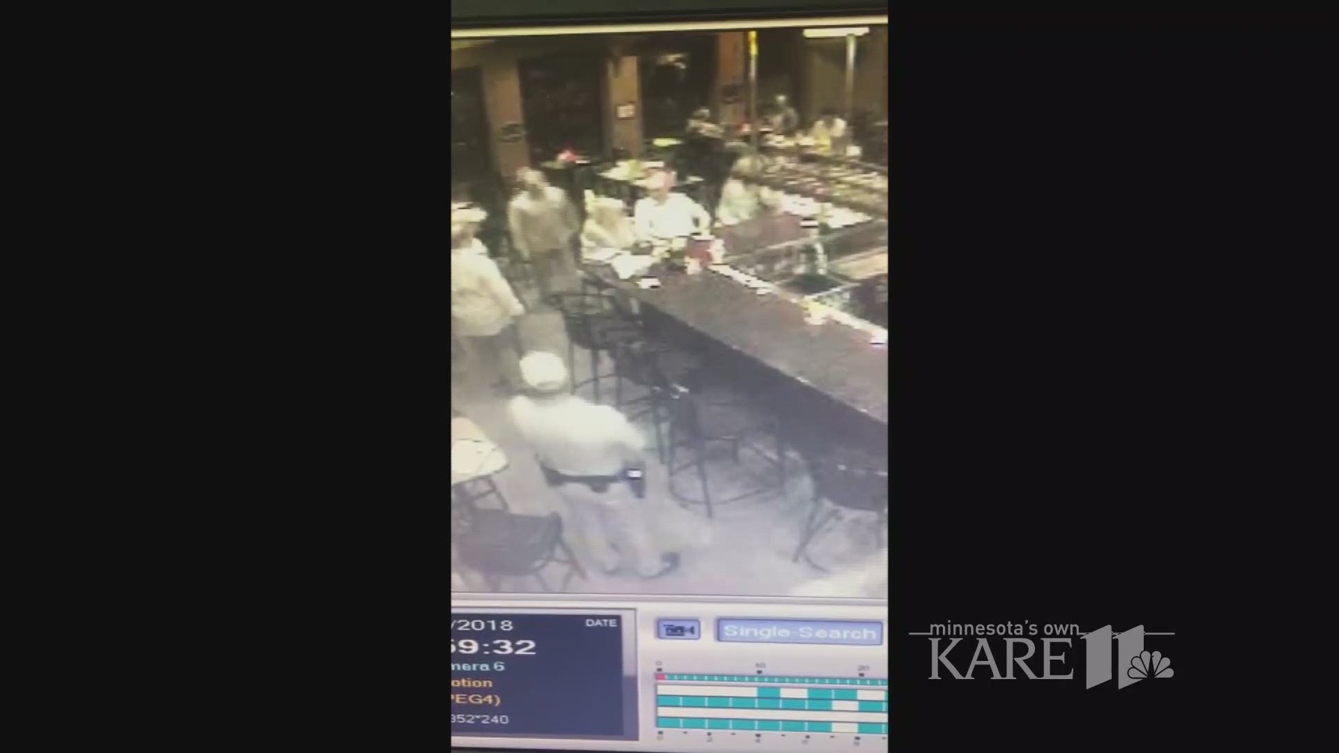 Surveillance video obtained by NBC News shows Lois Riess being arrested in a Texas restaurant. https://kare11.tv/2JrvWbU