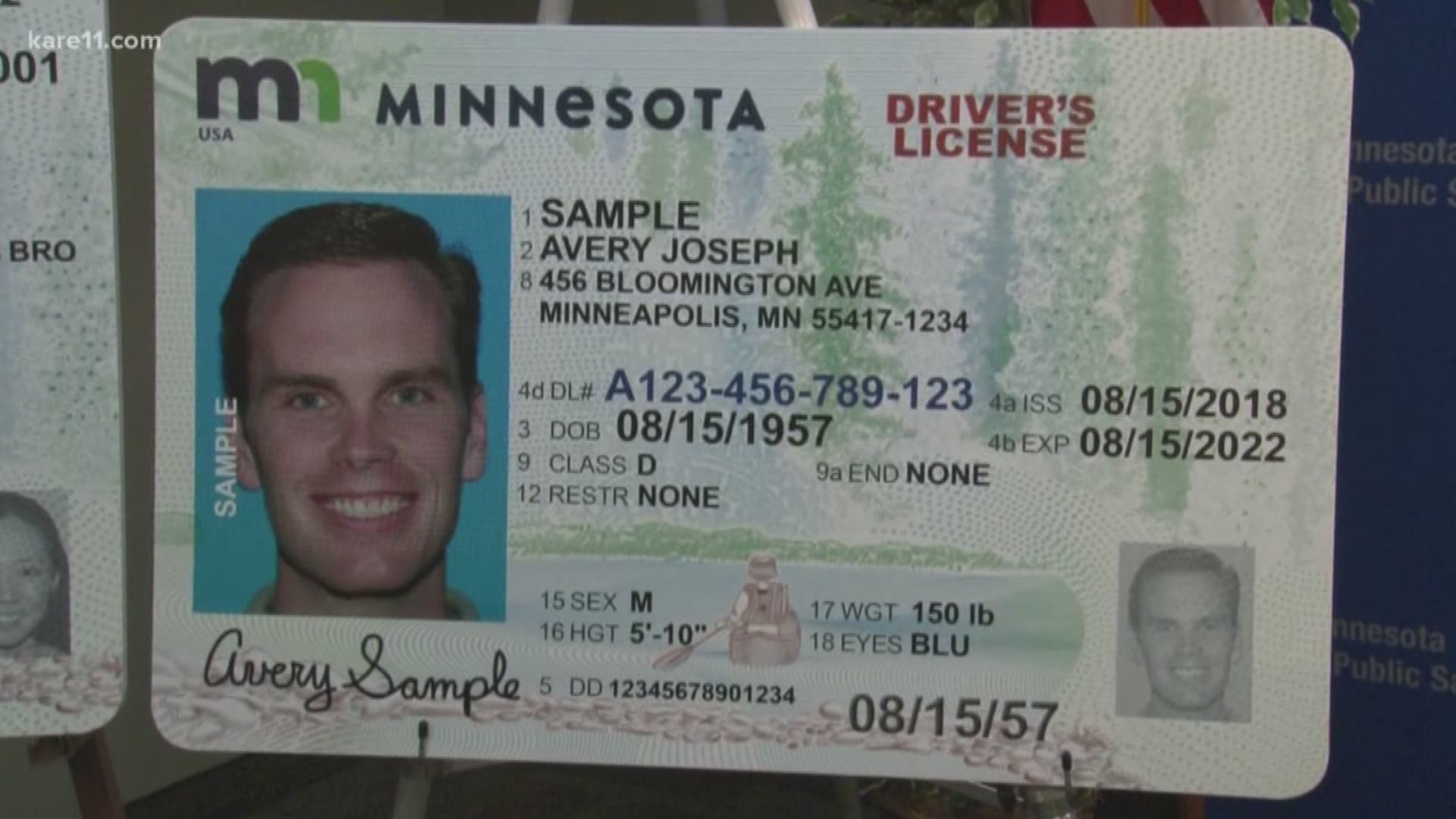 Minnesotans will be able to use their current license or ID card until the expiration date on the card. https://kare11.tv/2uEqfS6
