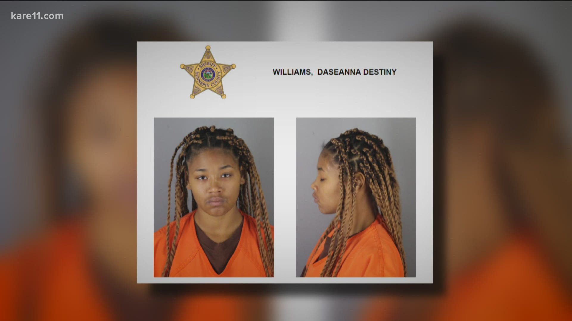 Police say 21-year-old Da'Seanna Williams admitted to shooting, beating and robbing the woman outside the victim's apartment