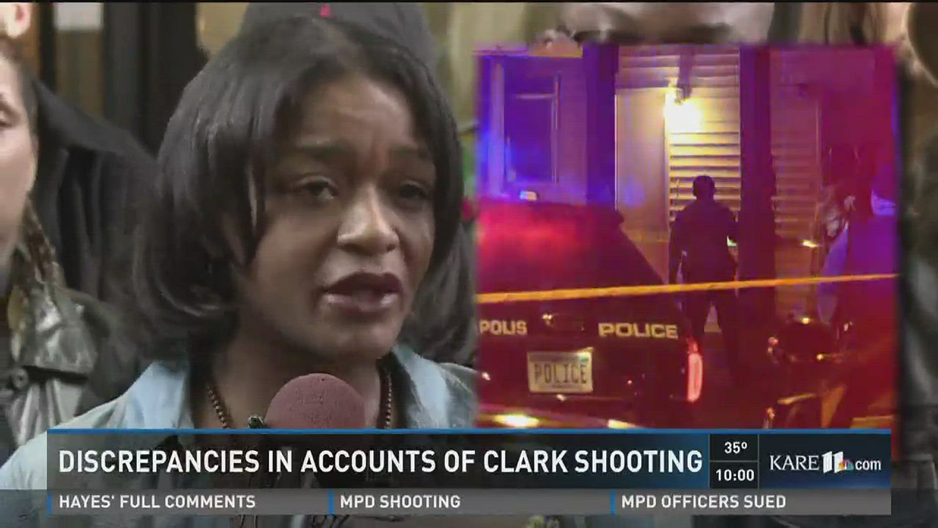 Discrepancies in accounts of Clark shooting