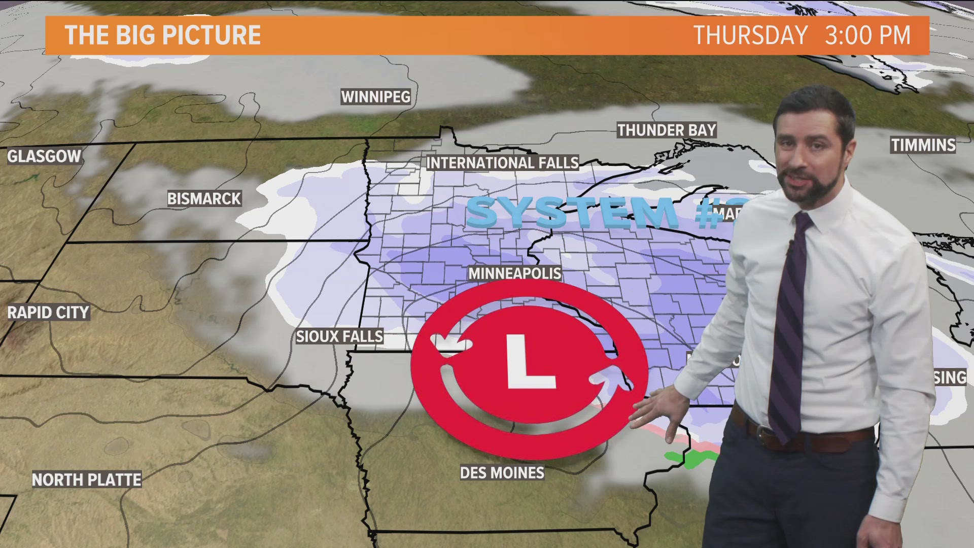 The KARE 11 weather team says a clipper system could drop between 3 and 6 inches starting Thursday morning, and the timing could make for a brutal commute. 