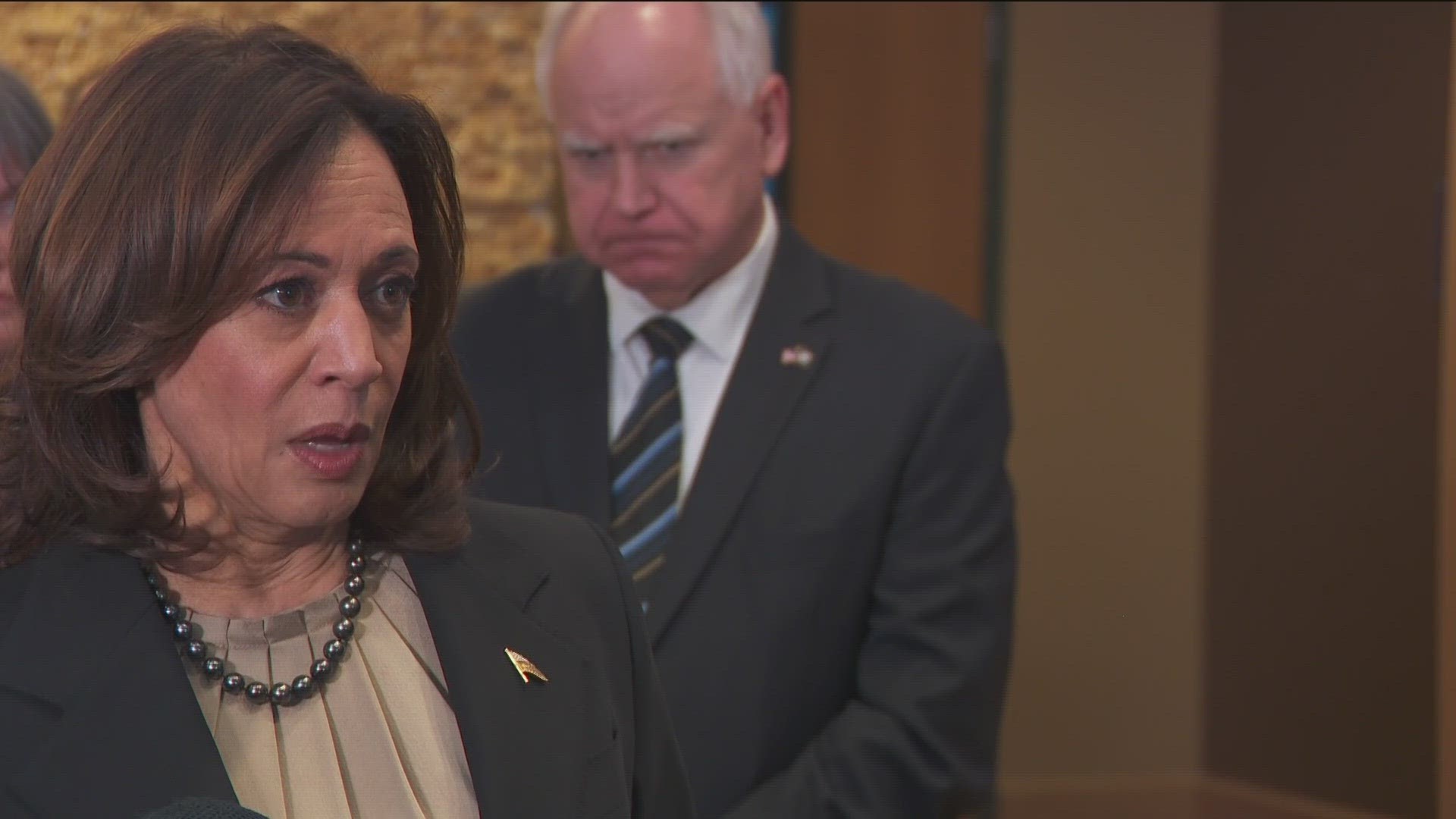 Vice President Kamala Harris toured the Planned Parenthood North Central States in St. Paul, which has seen a surge of patients from states where abortion is banned.