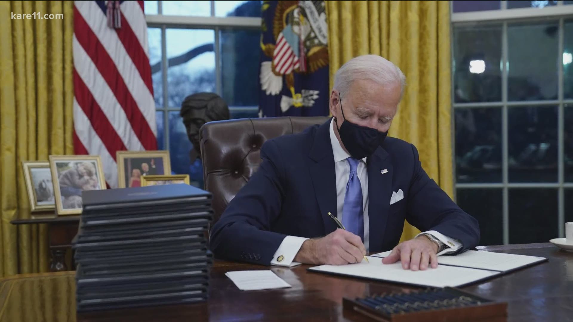Biden sets agenda on Day One with executive actions | kare11.com