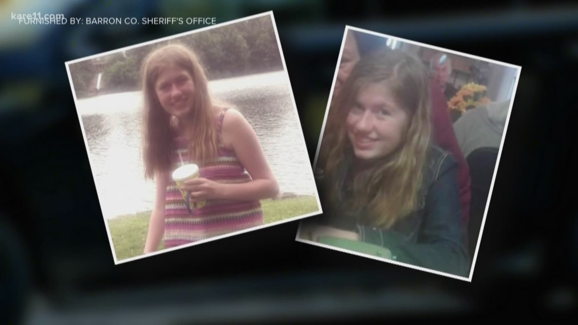 Dispatch logs show multiple shots were fired in the home of a northwestern Wisconsin girl who vanished after her parents were found dead inside the house.