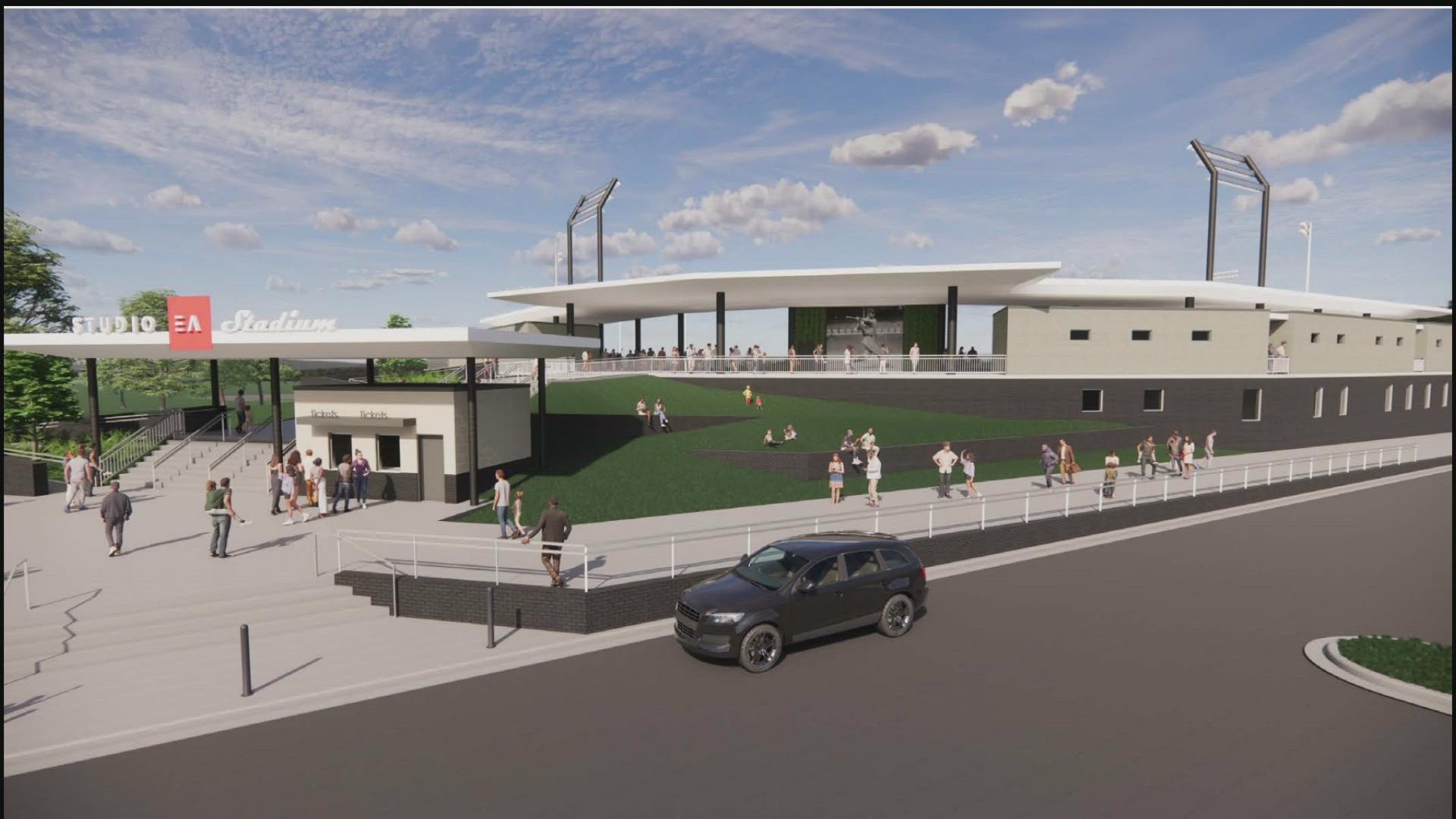 A lot once home to the St. Croix Meadows Dog Track will now host the sites of a Lift Bridge brewery and ballpark.