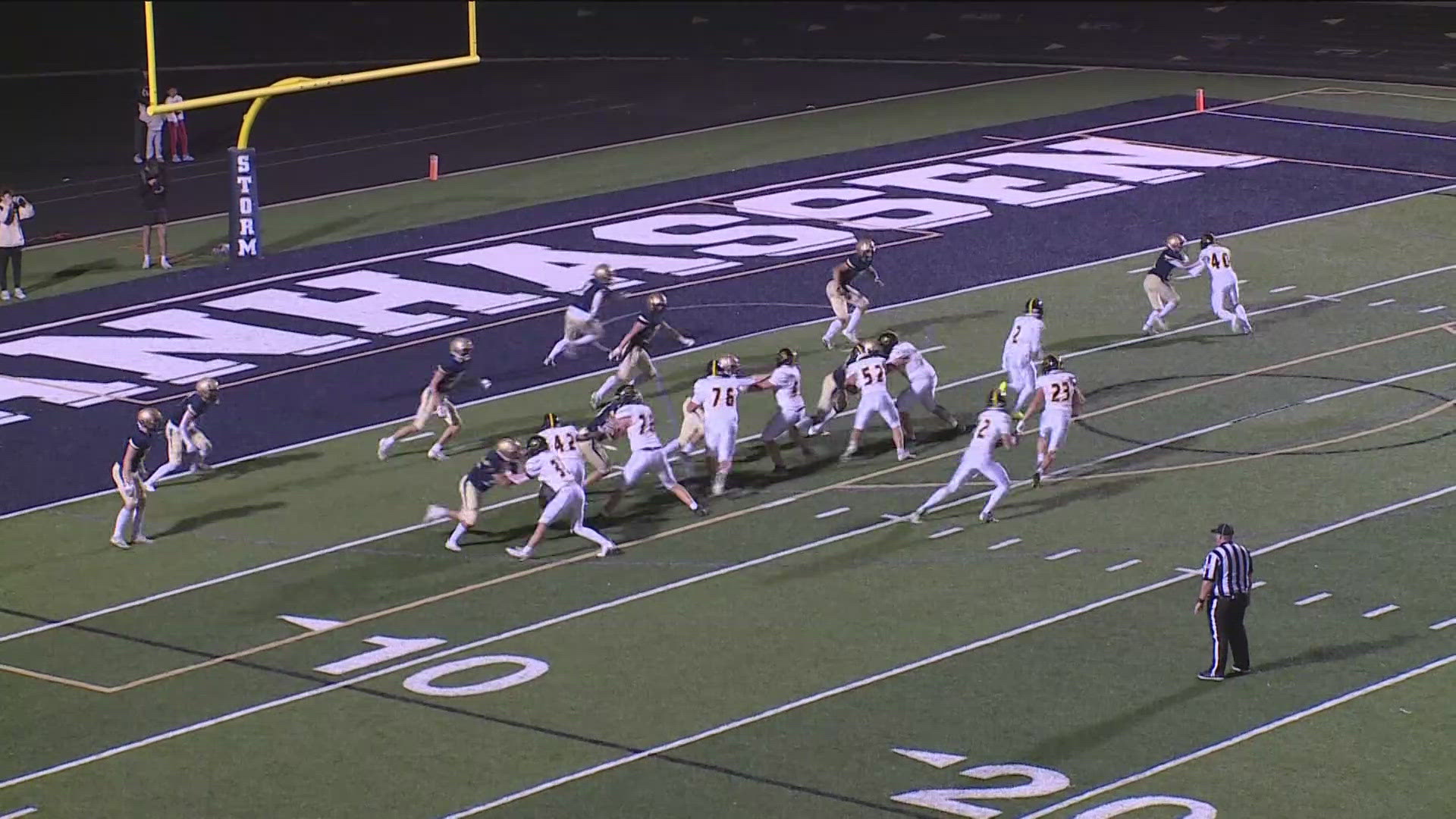 Keep up with the highlights from Friday's high school football matchup!