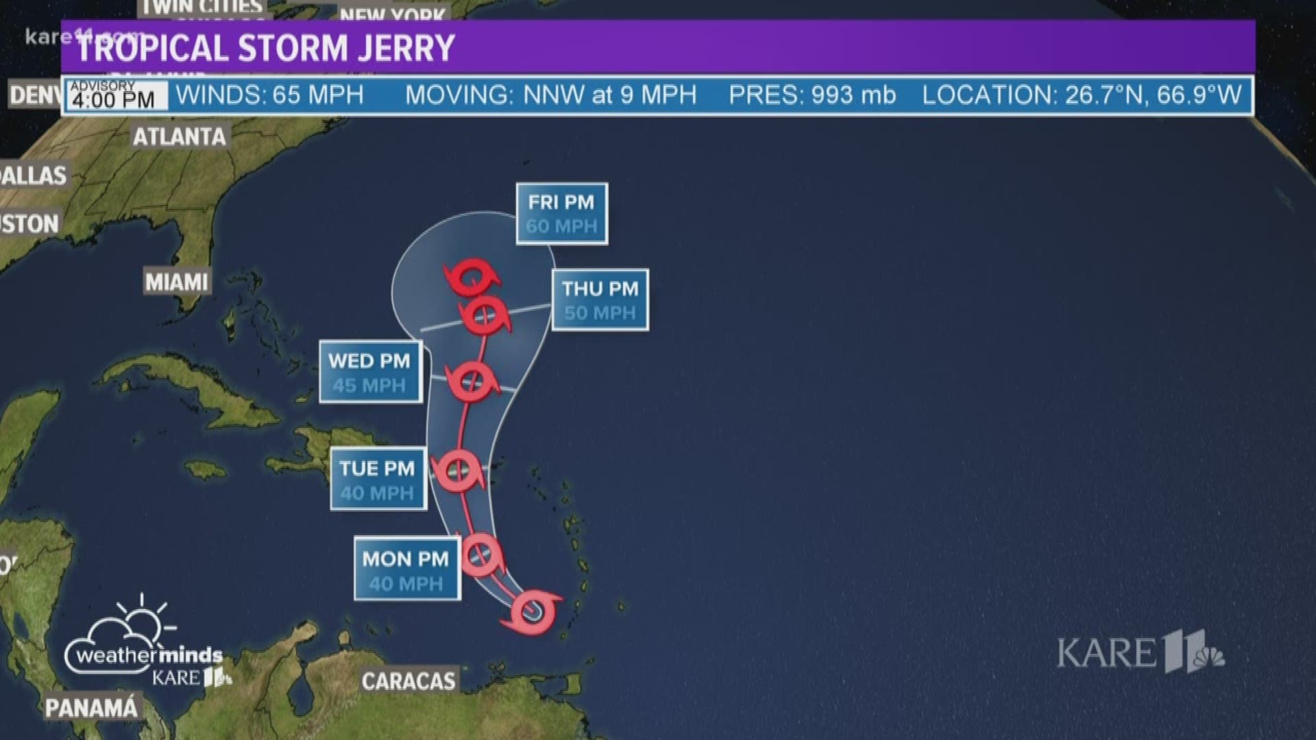 JD explains the current state of Tropical Storm Jerry