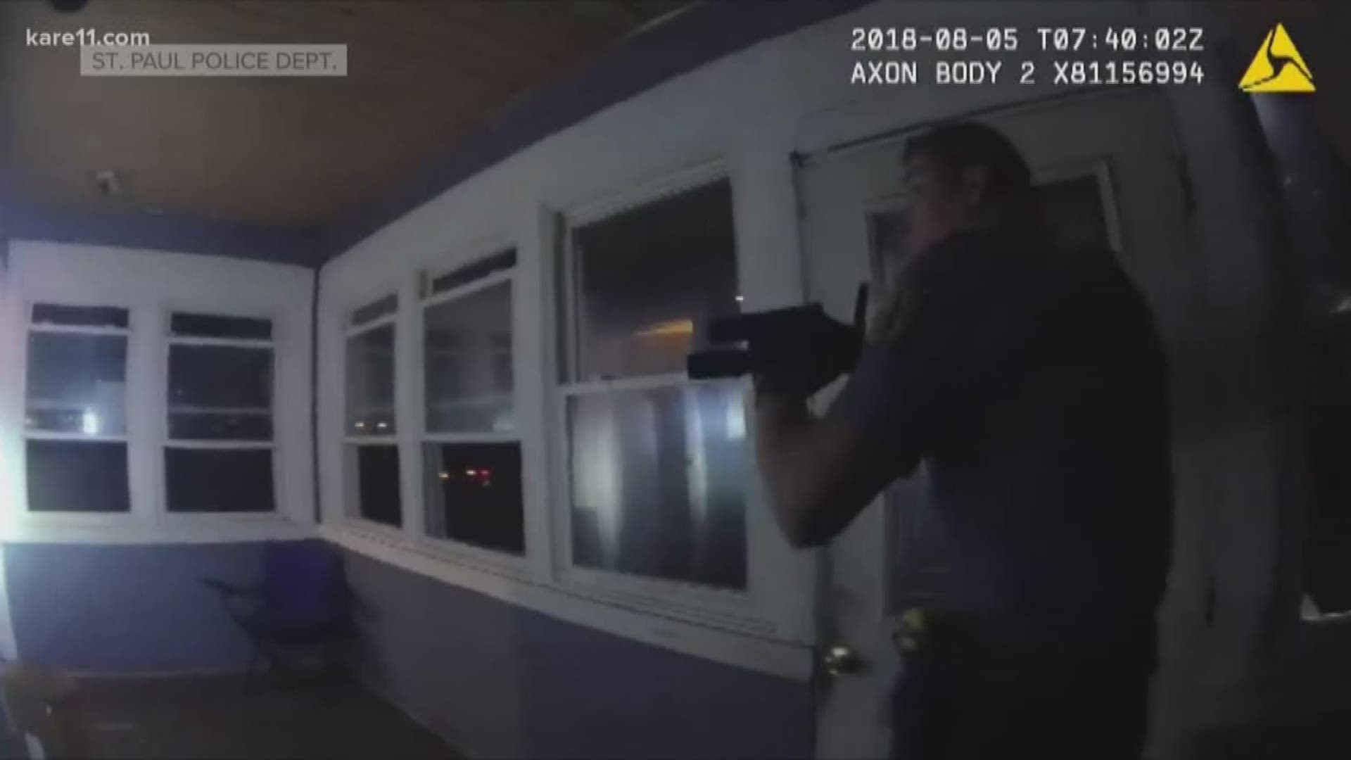 Body camera footage shows man raising gun before St. Paul officers fire shots