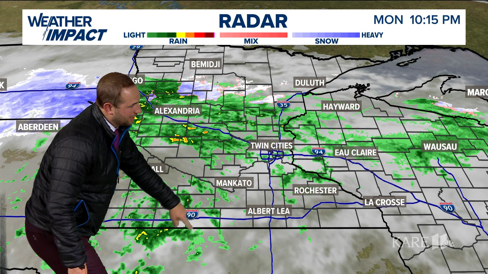 Offensive Weather App WEATHER: Soaking rain continues into early Tuesday | kare11.com