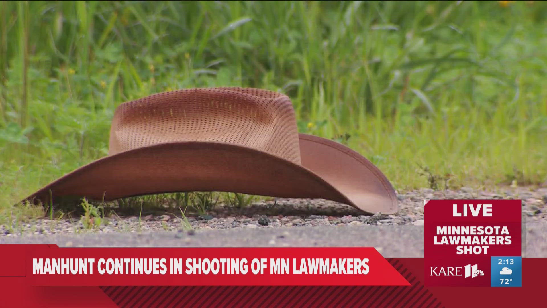 An emergency alert was issued in Sibley County, Minnesota, the day after a lawmaker was killed. Officials are searching for the suspect, Vance Boelter. 