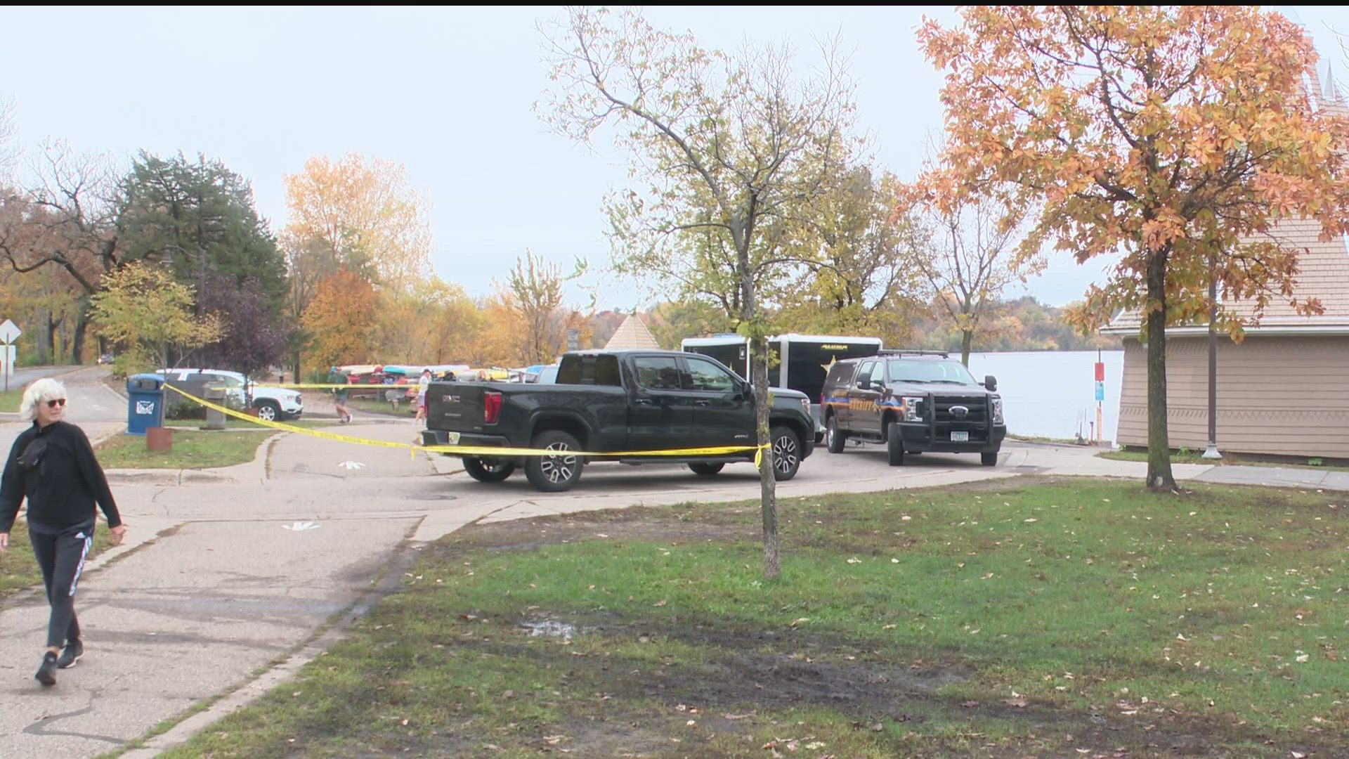 Police Chief Jason Ohotto says his officer was checking out a suspicious vehicle on the Lake Harriet boat ramp when the incident occurred.