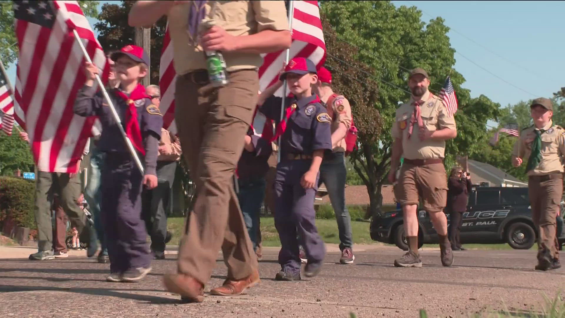 In South Saint Paul, it's a tradition to honor veterans with a parade through town.  