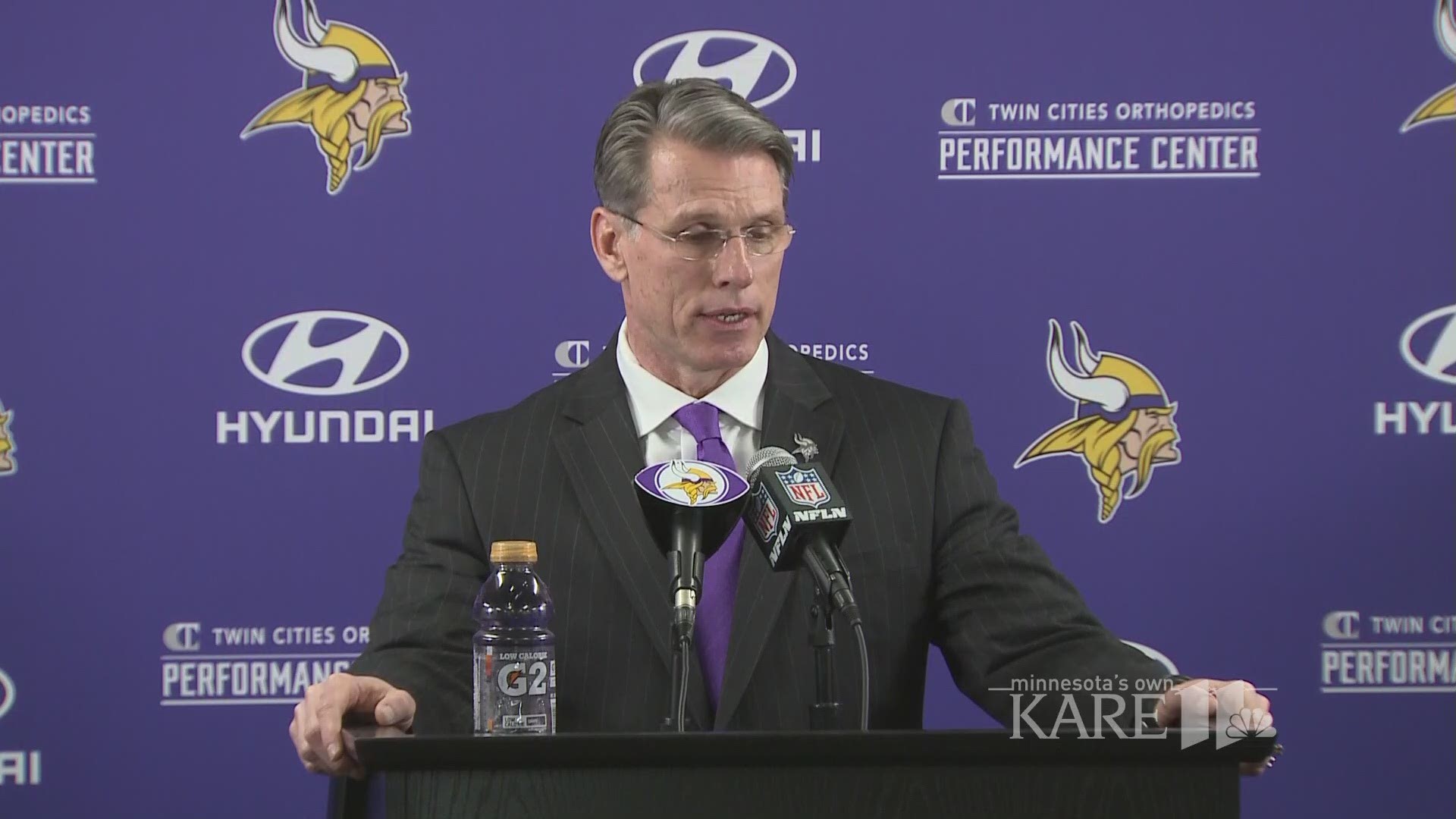 Vikings General Manager Rick Spielman and Head Coach Mike Zimmer discuss their first-round draft pick. They liked his versatility and his ability to contribute on special teams.