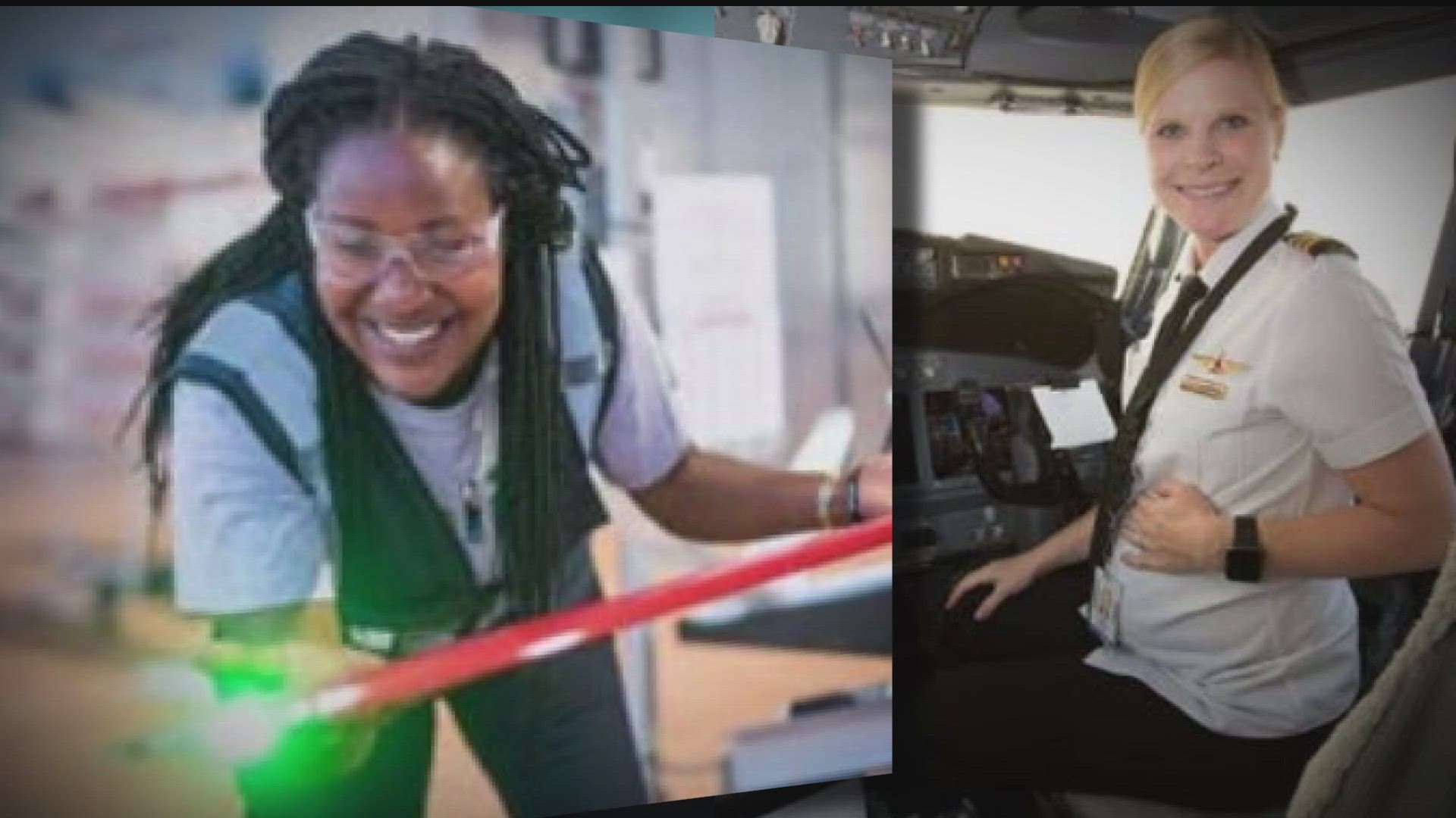 Staffing shortages continue to plague airlines as female pilots still only represent less than 10% of the industry in total.