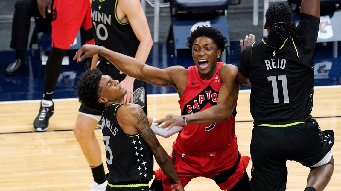 Raptors score last 11 to defeat Timberwolves 86-81 | kare11.com