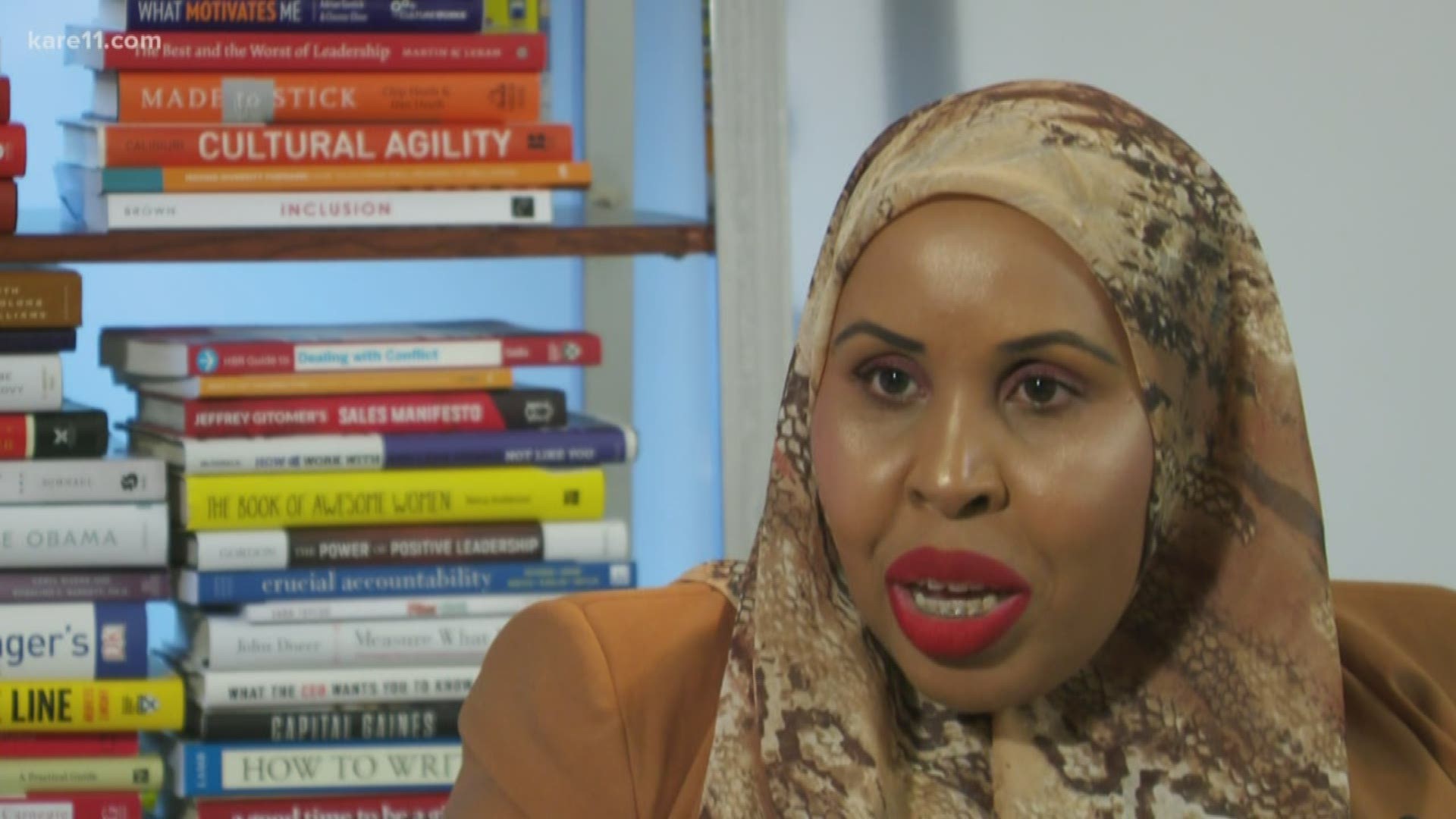 Hudda Ibrahim said when she didn't see any books with characters wearing hijabs, she wanted to write her own.