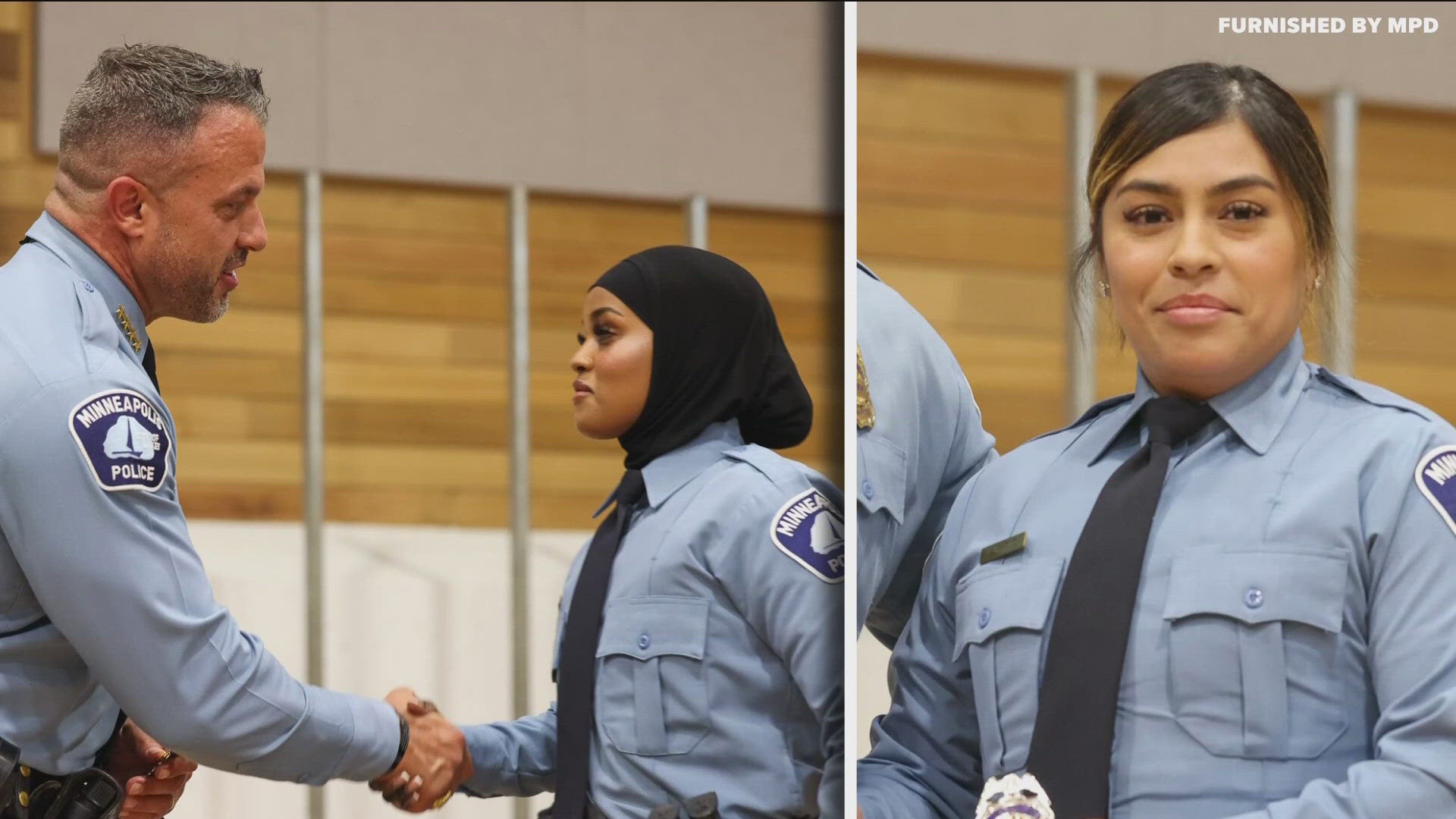 Last week, officers Ikran Mohamed and Lesly Vera made history.